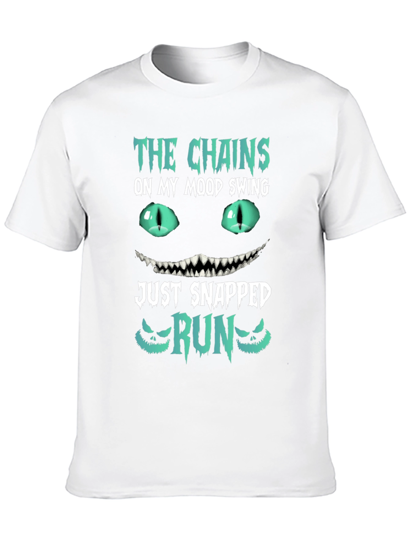 Black Mood Swing Chains Snapped Run T-Shirt view 10