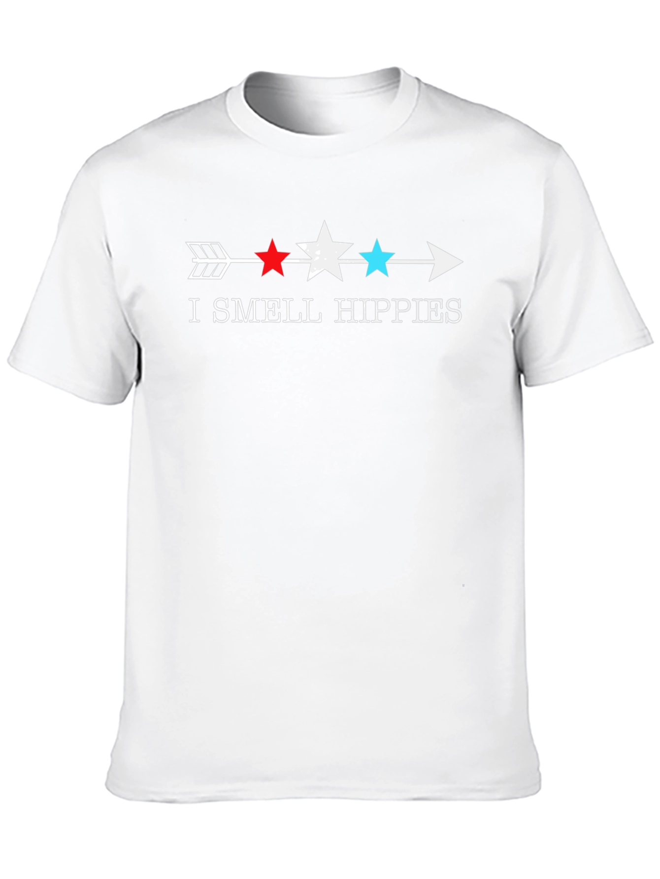 Black I Smell Hippies Graphic T-Shirt - Arrow & Stars view 10