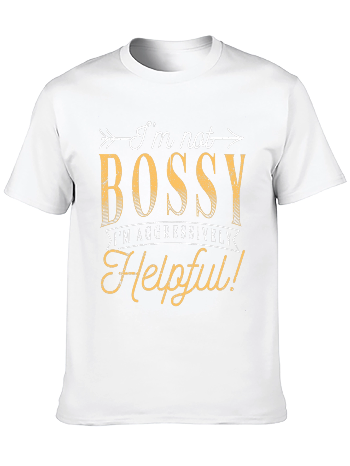 Black Funny "I'm Not Bossy" Graphic T-Shirt view 10