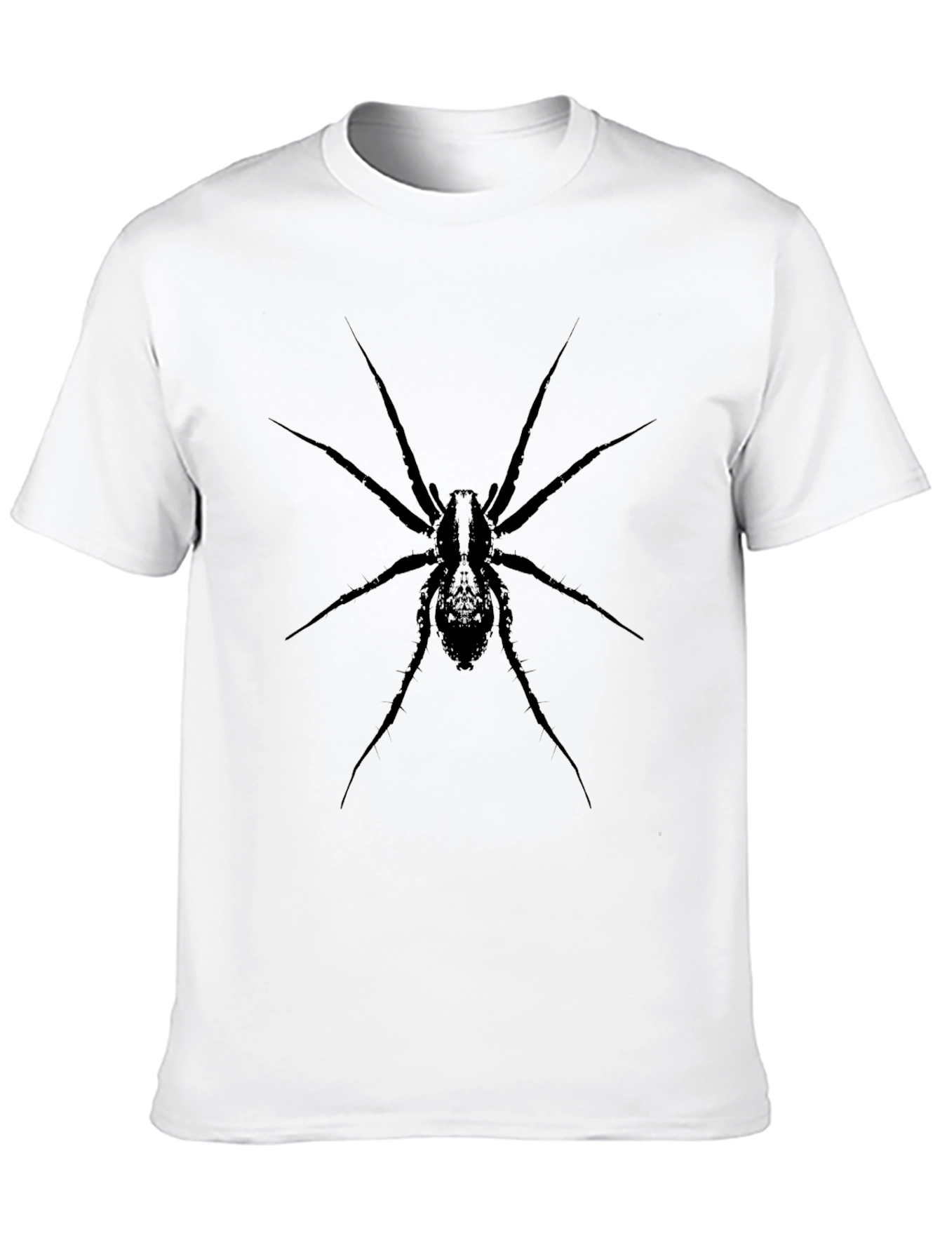 Black Spider Graphic Tee - Black Cotton Blend view 10