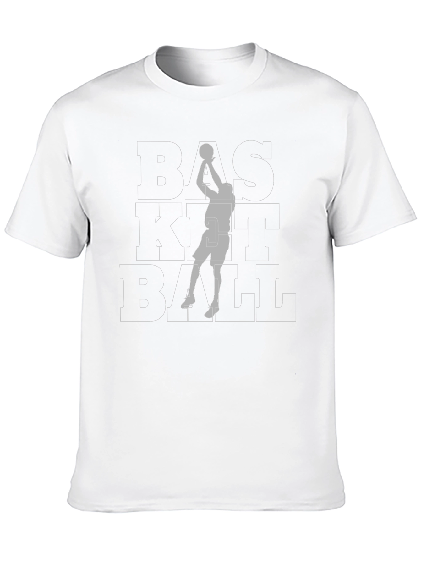Black Basketball Graphic Tee - Black view 10
