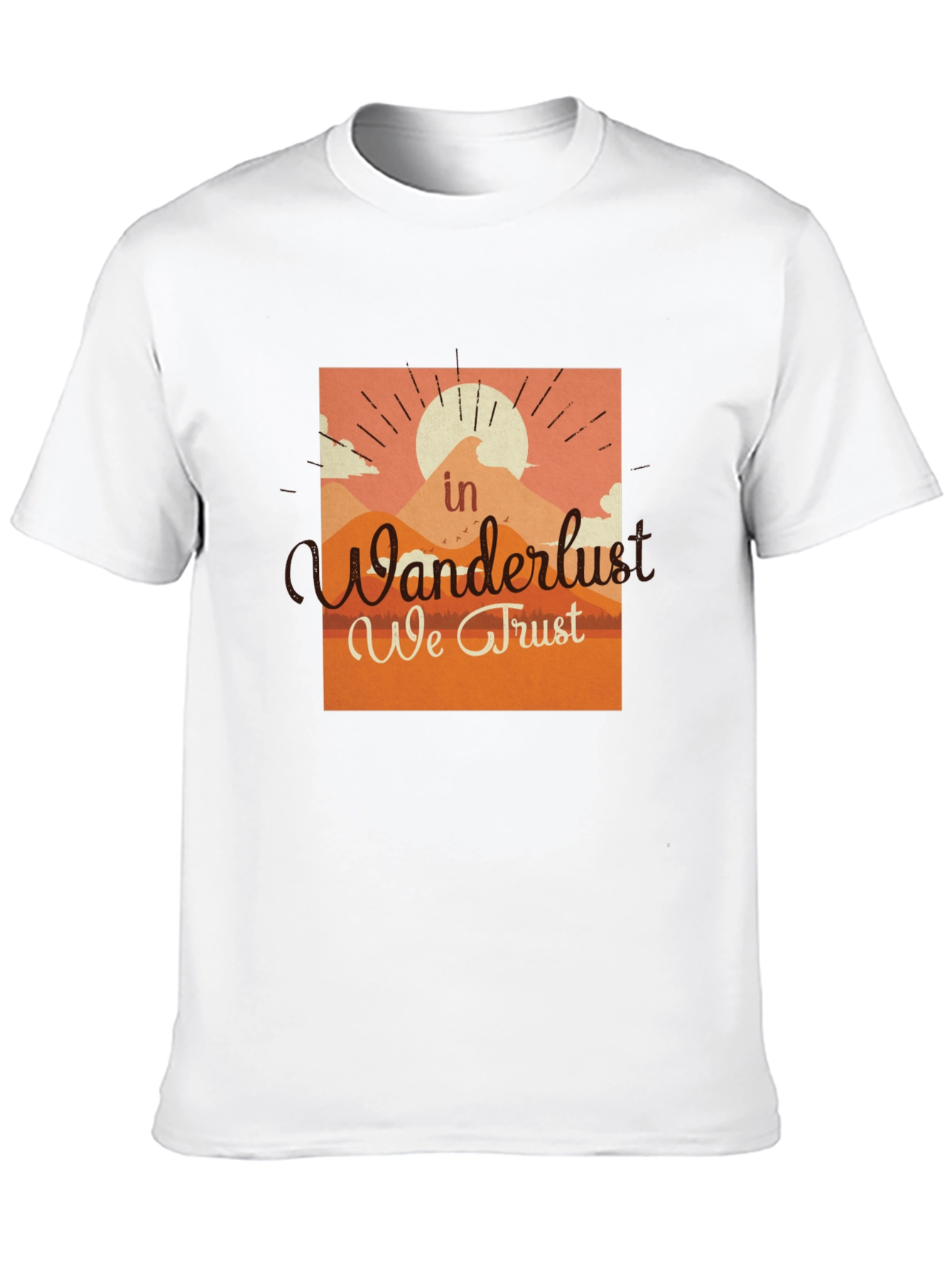 Black Wanderlust Graphic Tee - Adventure Awaits! view 10