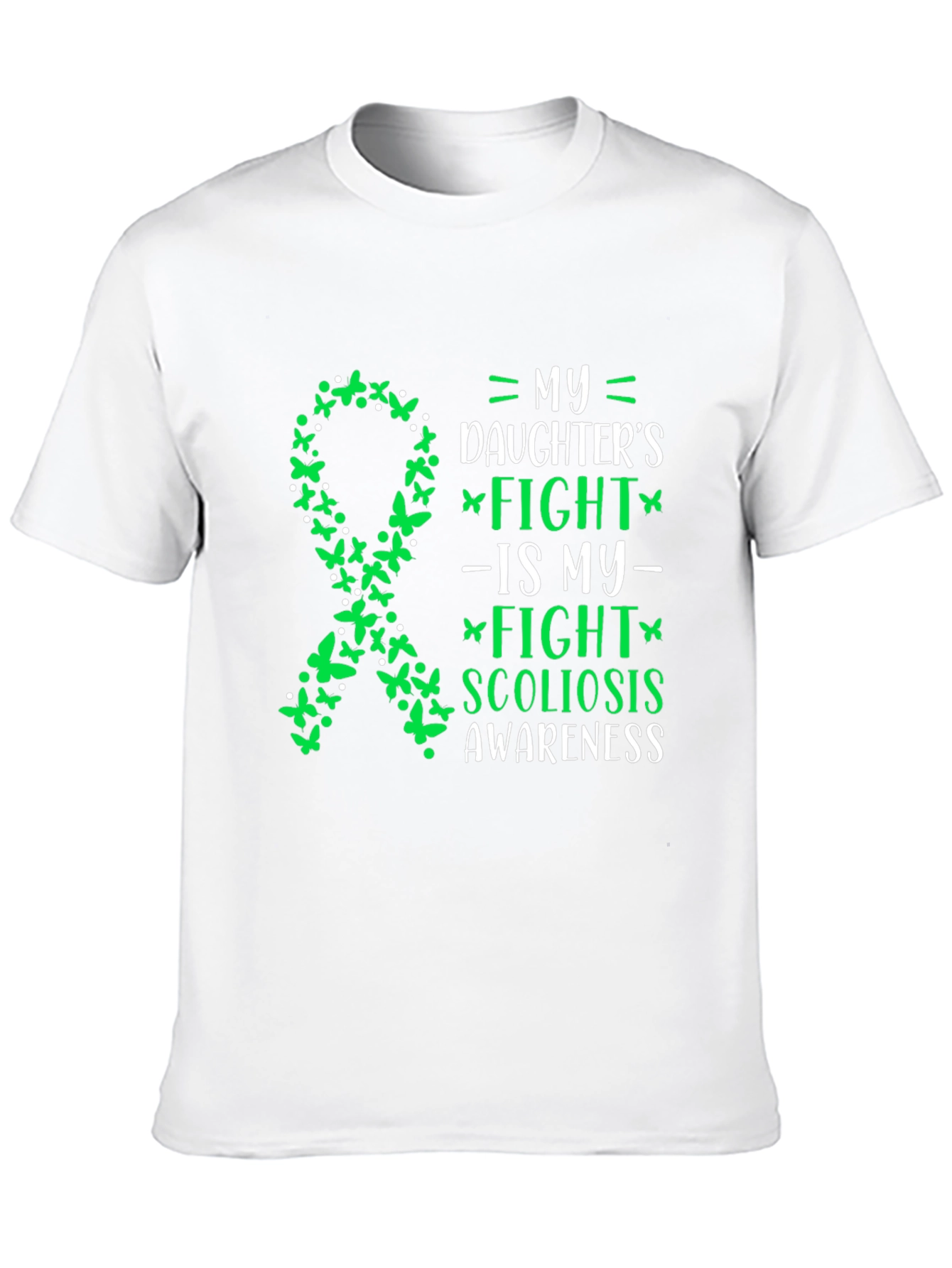 Scoliosis Awareness T-Shirt - My Daughter's Fight - 10