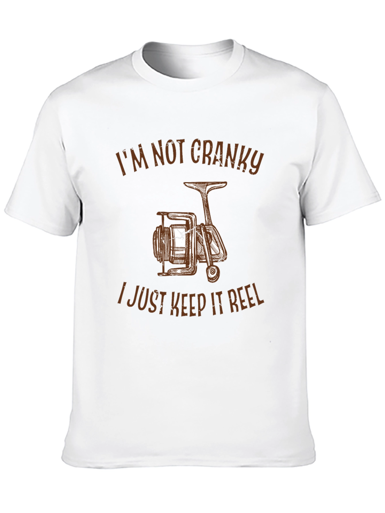 Black Funny Fishing T-Shirt - I Just Keep It Reel view 10
