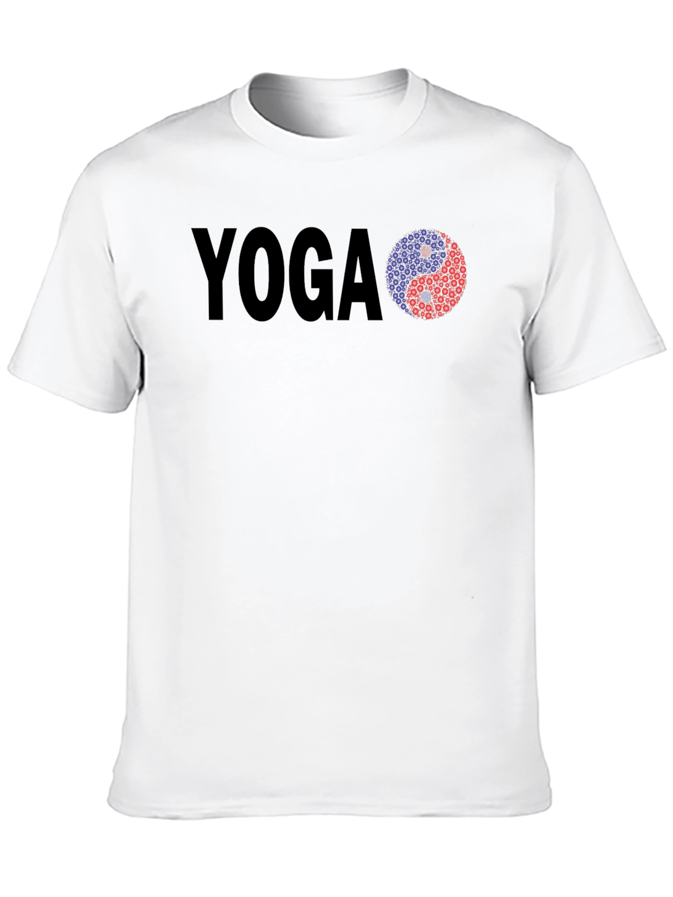 Black Yoga Yin Yang T-Shirt - Relaxed Fit view 10