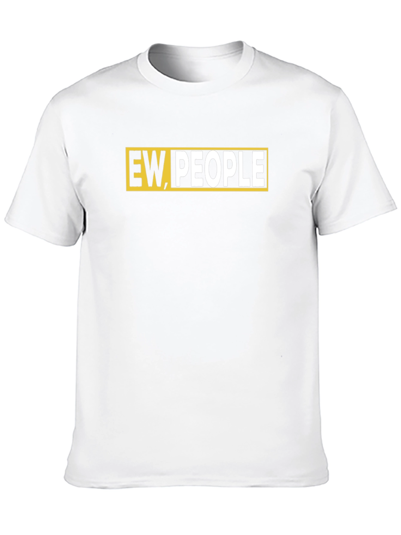 Black Ew, People T-Shirt - Funny Graphic Tee view 10
