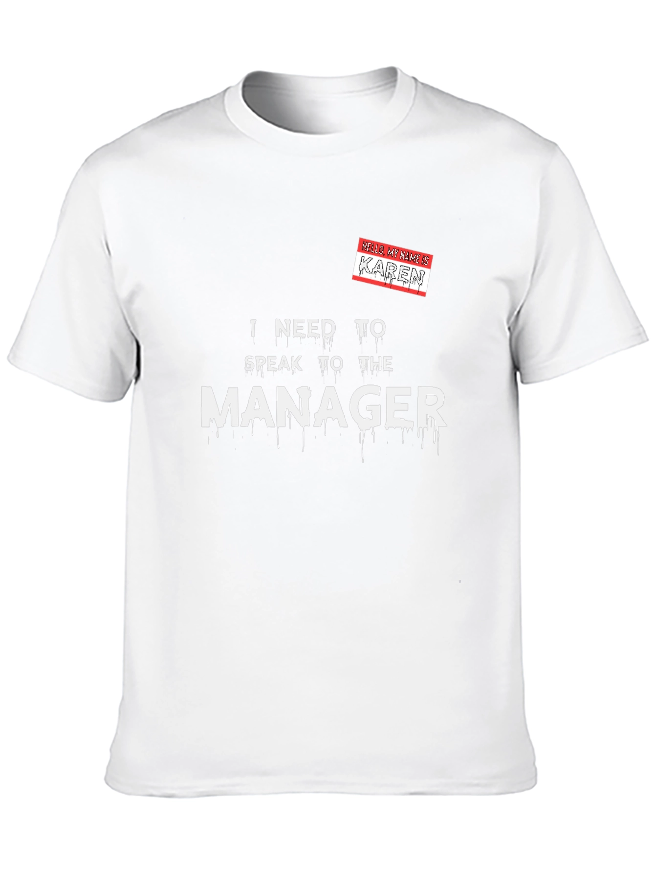 Black Speak To The Manager Tee - Funny Karen Shirt view 10