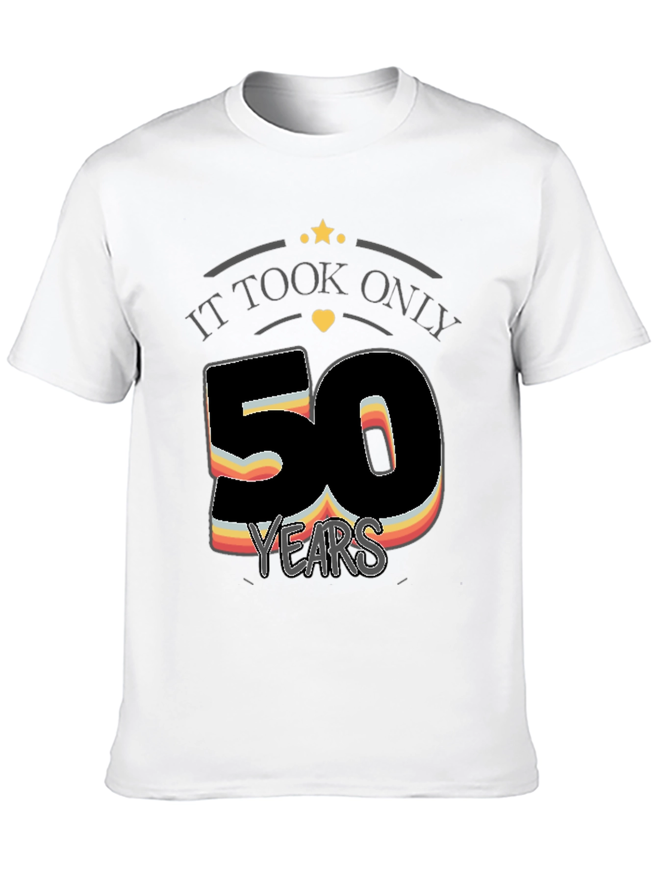 Black It Took Only 50 Years T-Shirt view 10
