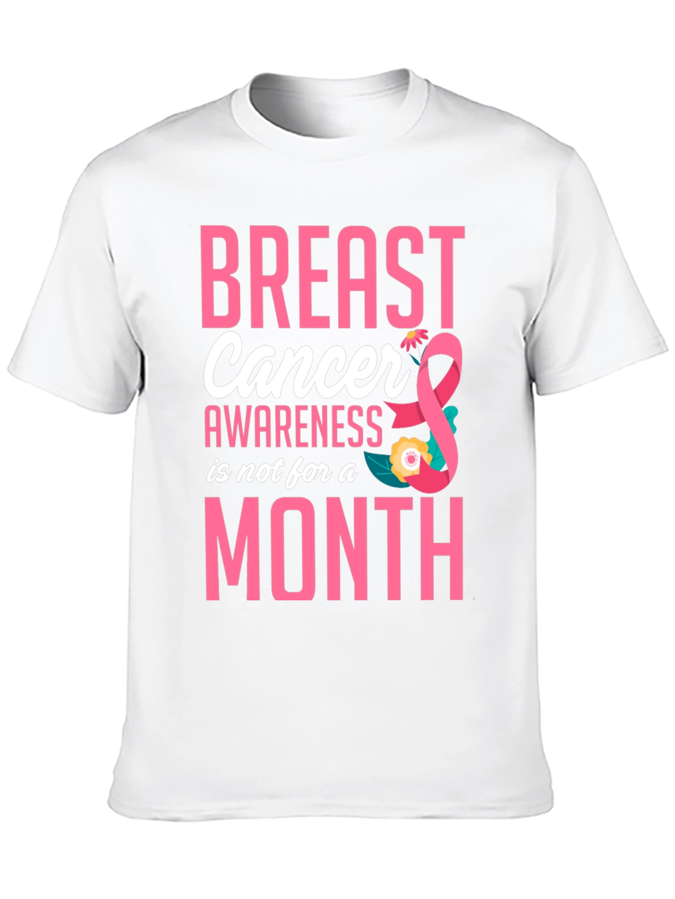 Black Breast Cancer Awareness T-Shirt view 10