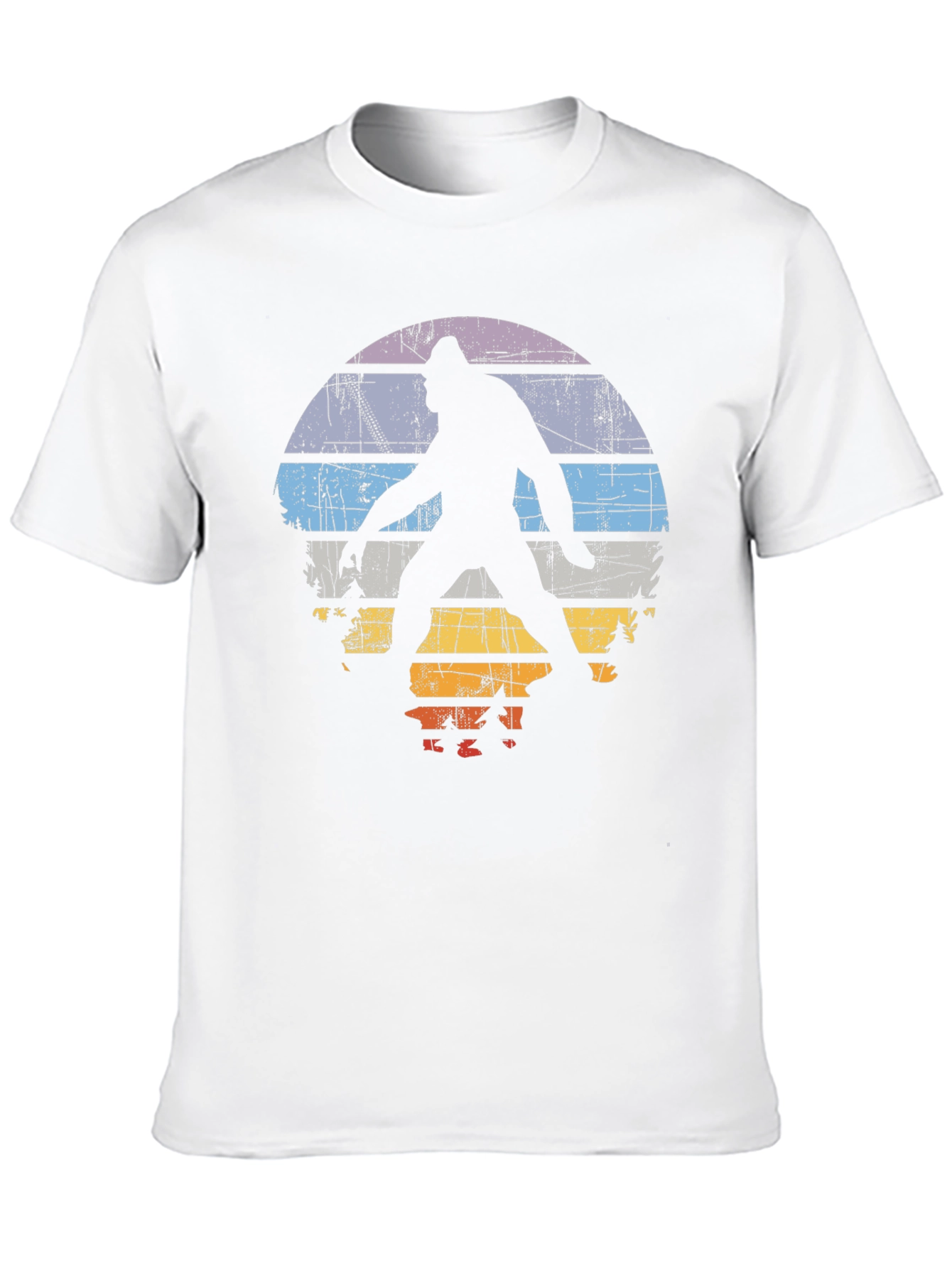 Black Retro Bigfoot T-Shirt view 10