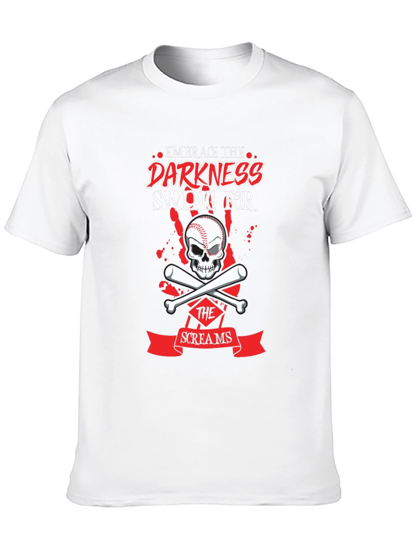 Black Embrace the Darkness Graphic Tee view 10
