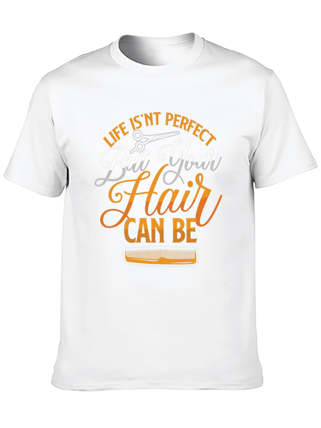 Black Life Isn't Perfect Hair Stylist T-Shirt view 10