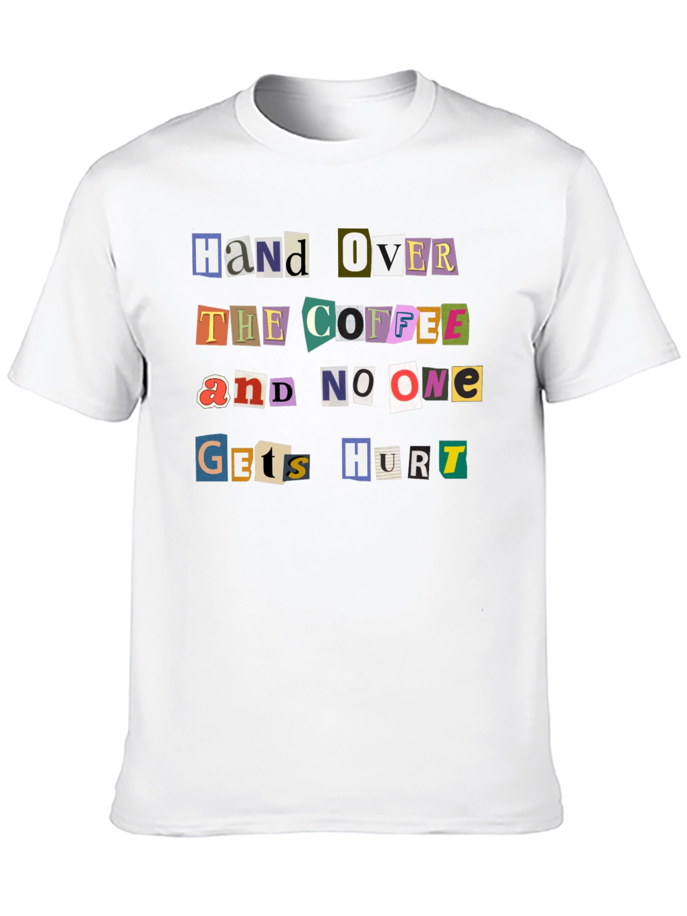 Black Hand Over The Coffee Graphic Tee view 10