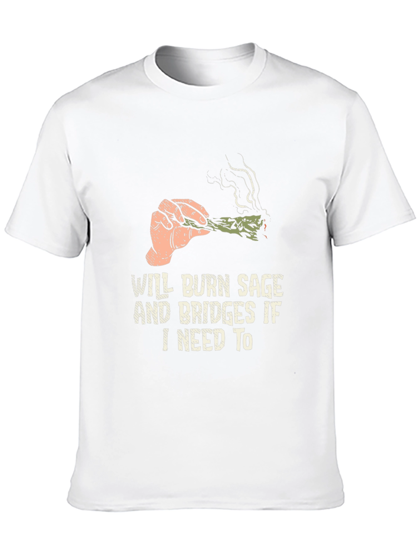 Black Will Burn Sage and Bridges T-Shirt view 10
