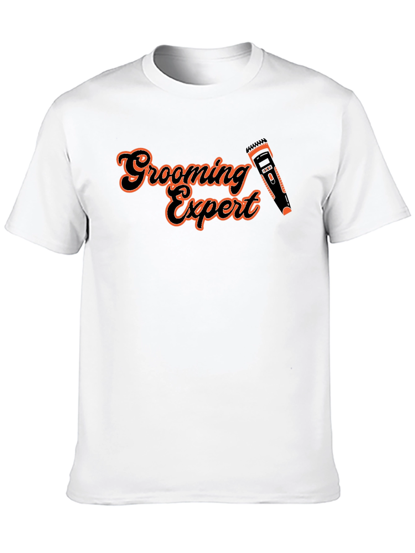 Black Grooming Expert Black T-Shirt Barber Style view 10