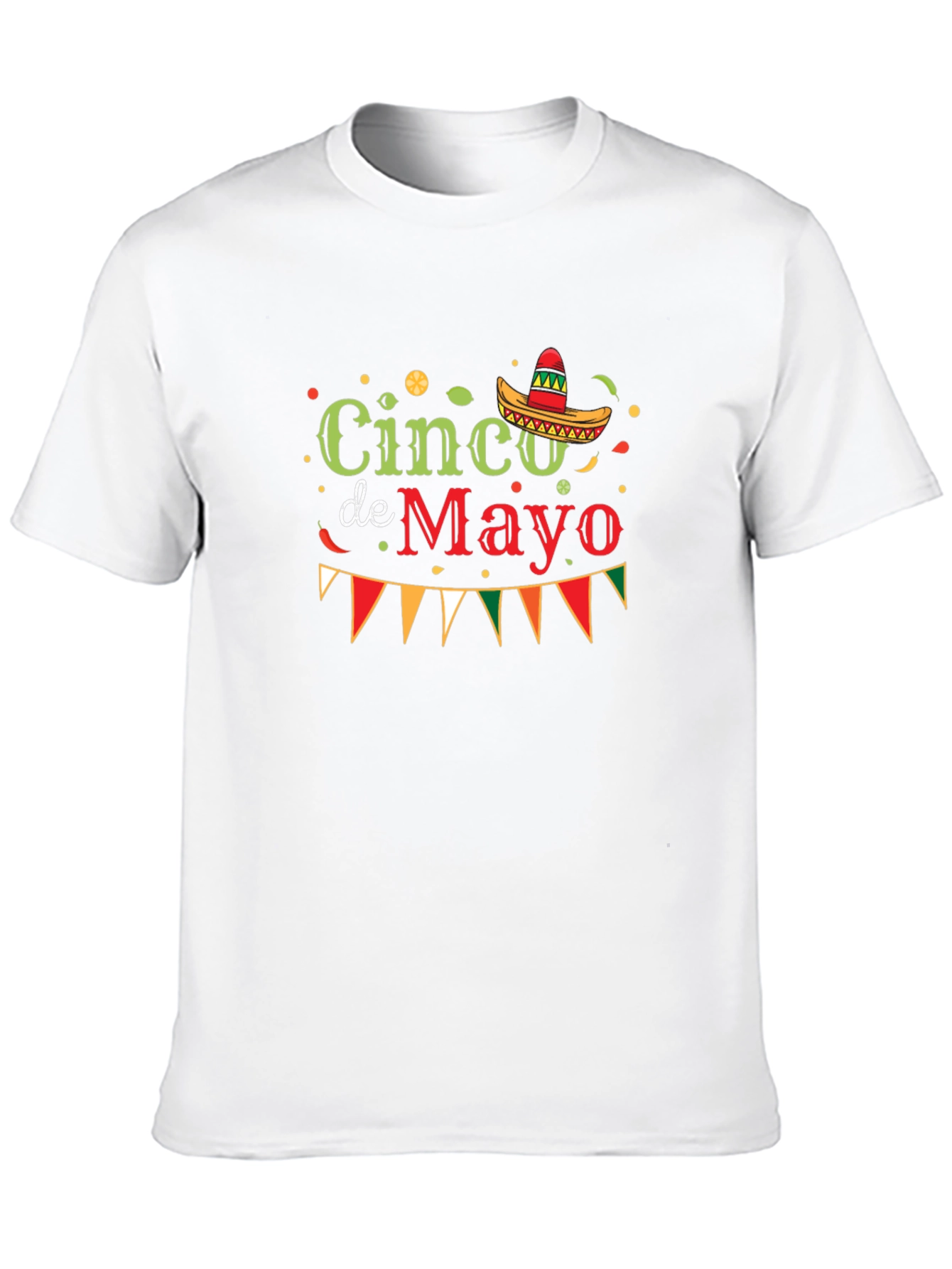 Black Cinco de Mayo Graphic T-Shirt - Black view 10