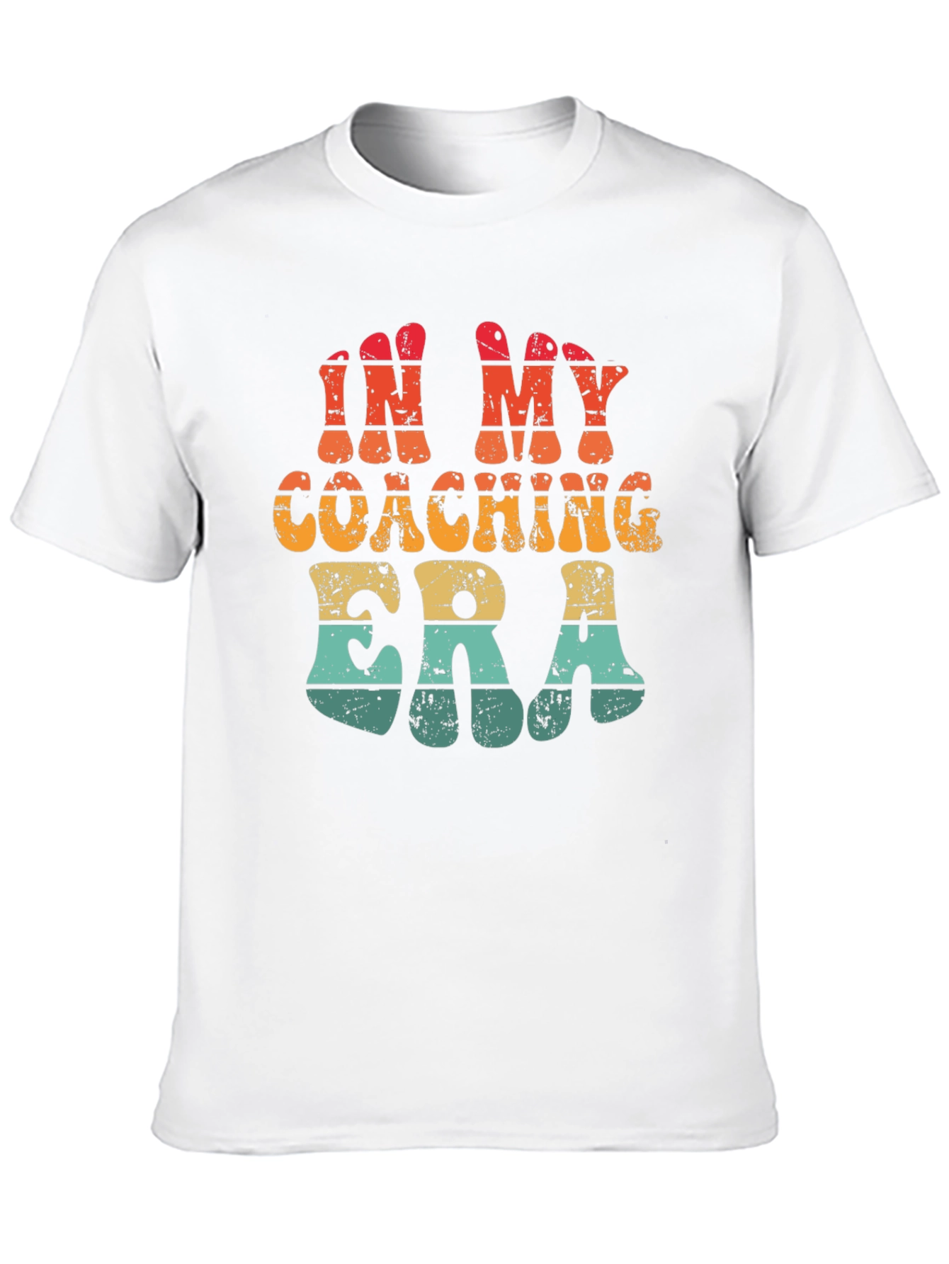 Black In My Coaching Era Retro Graphic T-Shirt view 10