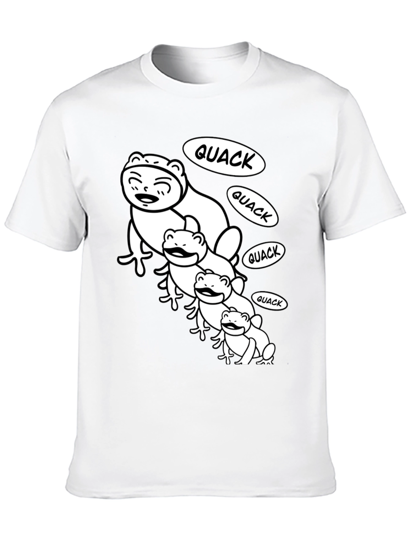 Black Quack Family Black T-Shirt view 10