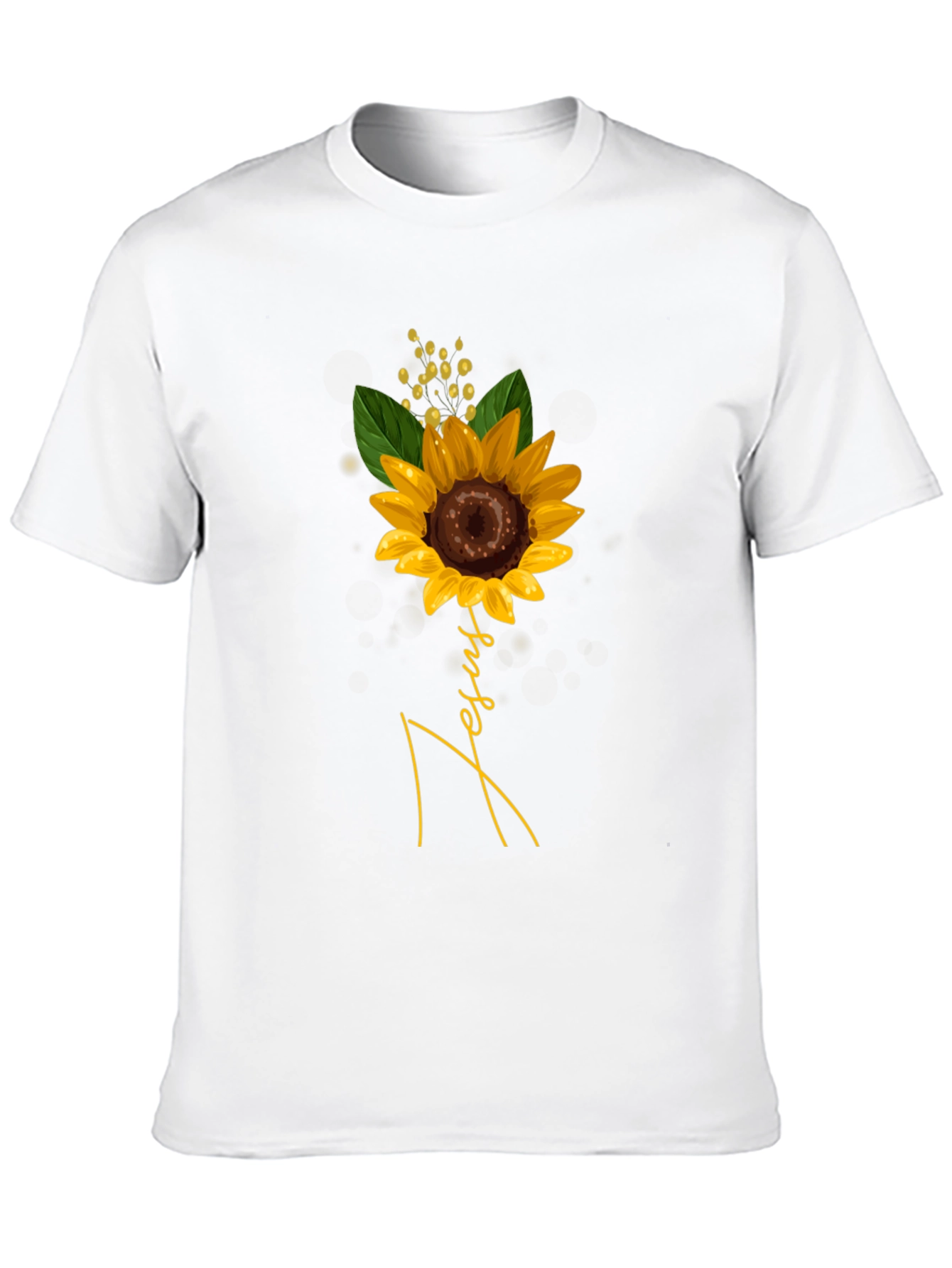 Black Jesus Sunflower Graphic T-Shirt view 10