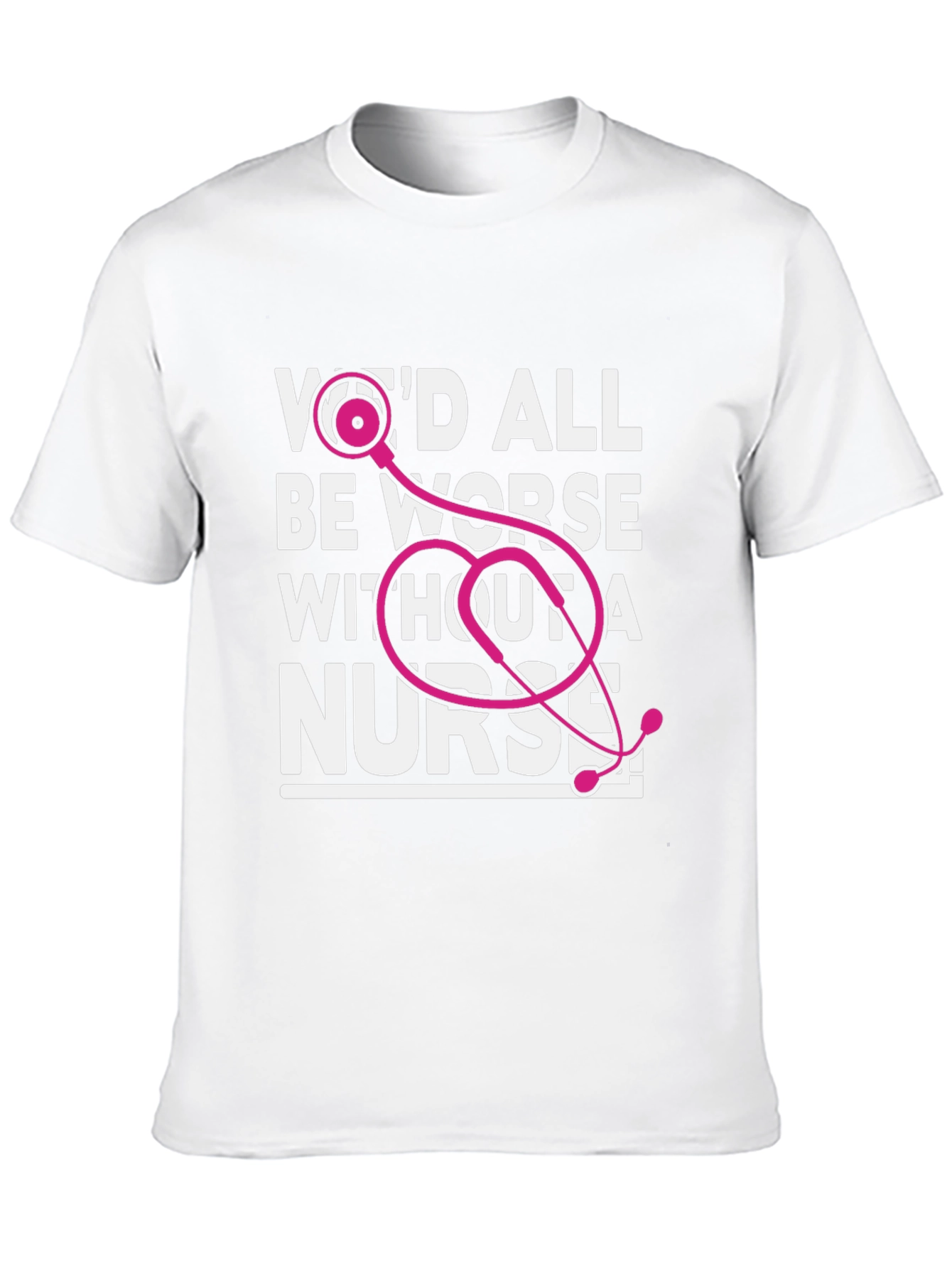 Black Nurse Appreciation Graphic T-Shirt view 10