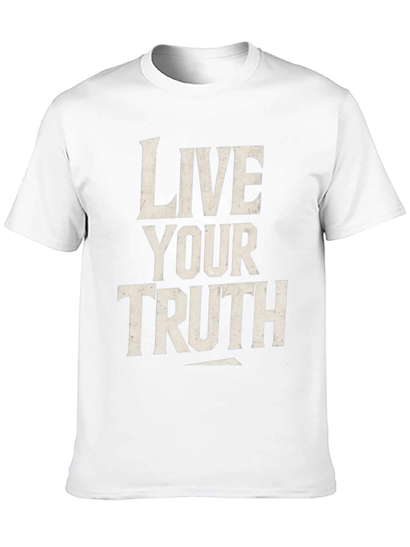 Black Live Your Truth Graphic Tee - Black Unisex T-Shirt view 10