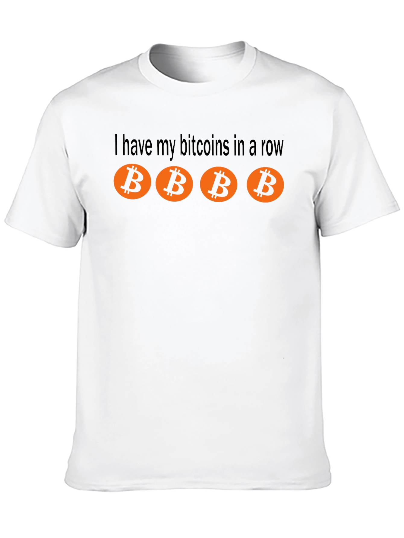 Black Bitcoin Cryptocurrency Graphic Tee - Black view 10
