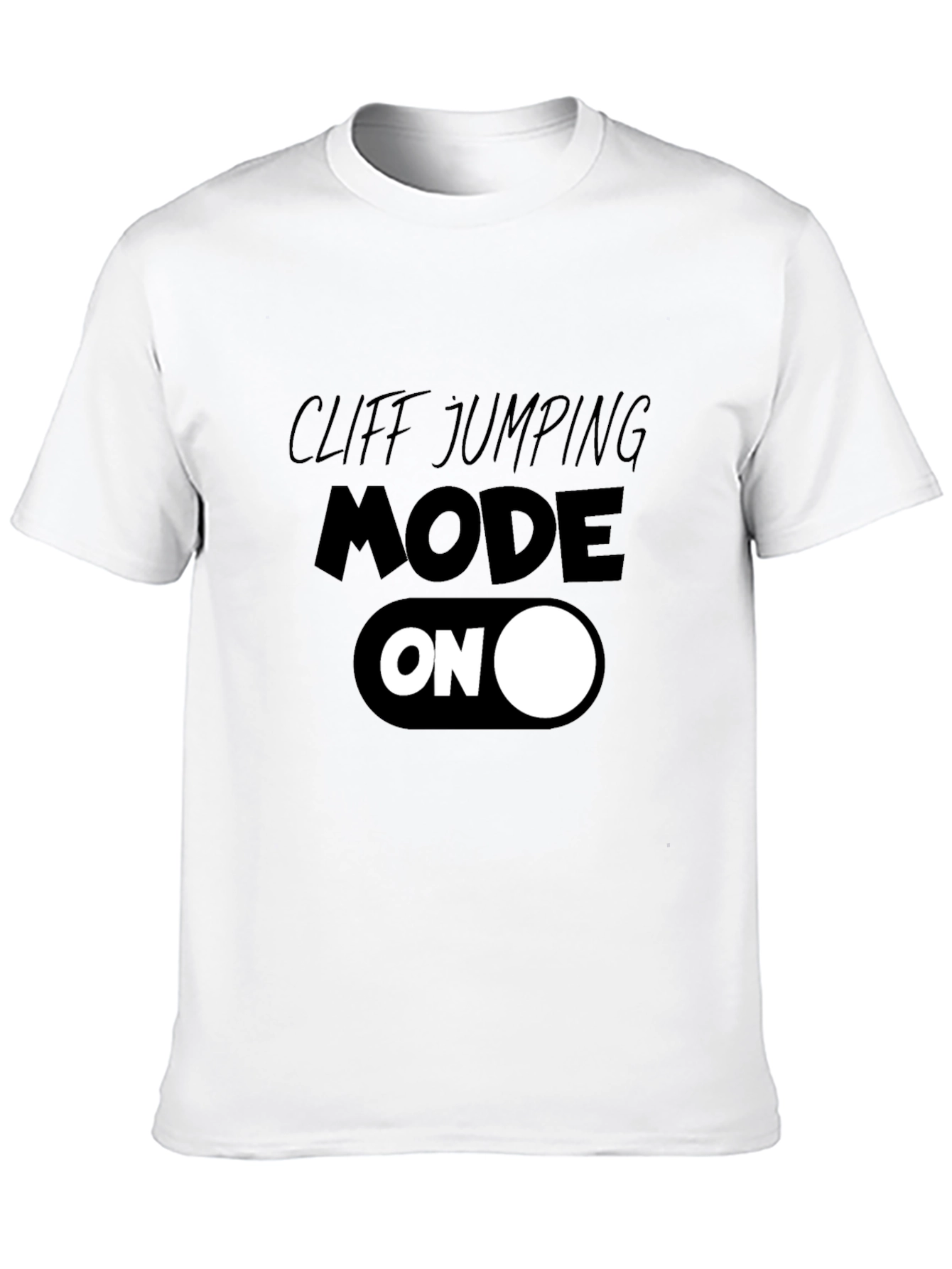 Black Cliff Jumping Mode ON T-Shirt view 10
