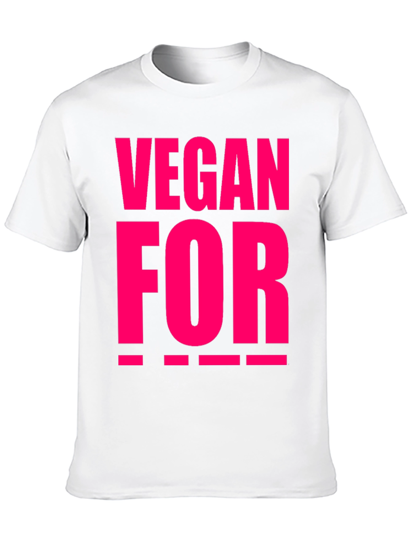 Black Vegan For ___ T-Shirt view 10