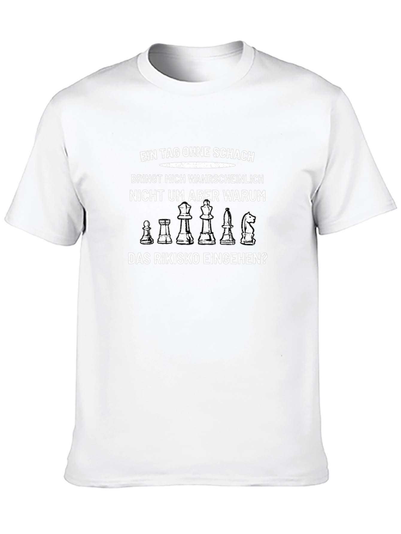 Black Chess T-Shirt - "A Day Without Chess" Graphic Tee view 10