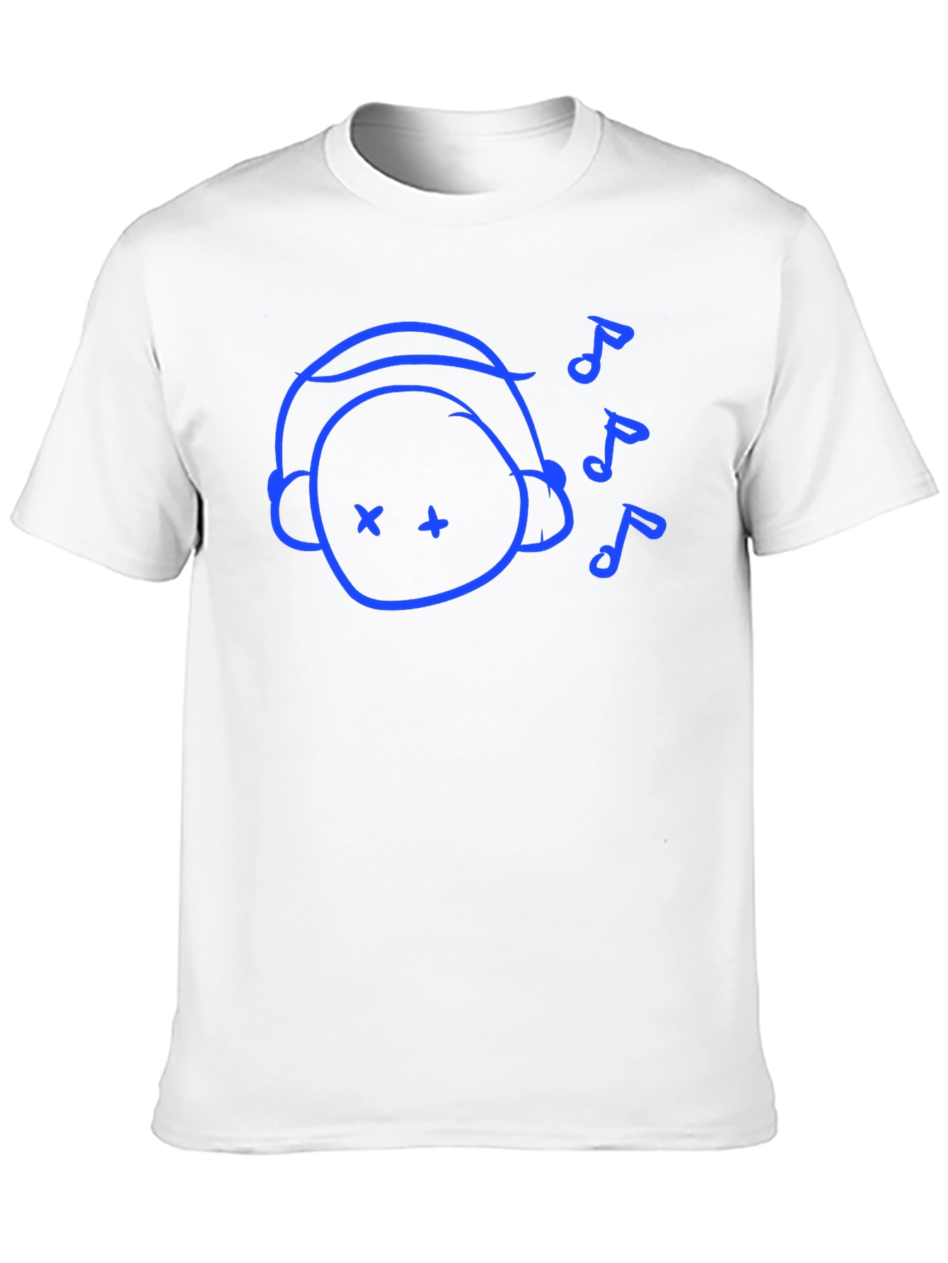 Black Cool Music Lover Tee - Black view 10