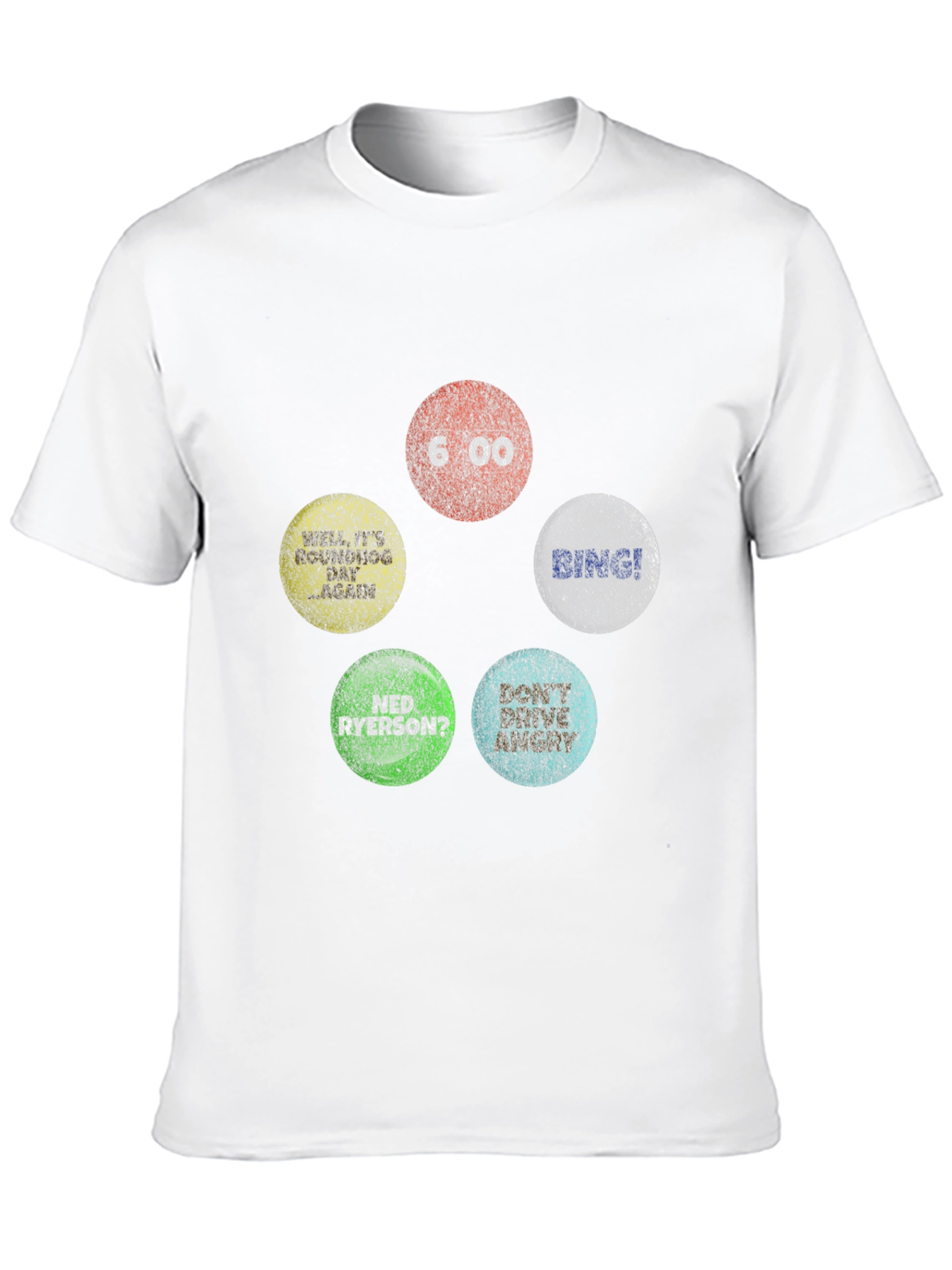 Black Novelty Graphic Tee - Groundhog Day, Bingo, 6:00 view 10