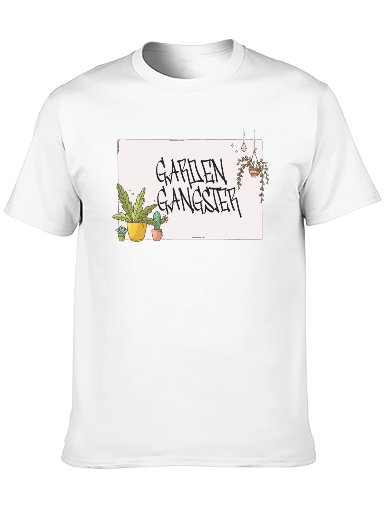 Black Garden Gangster Black T-Shirt view 10