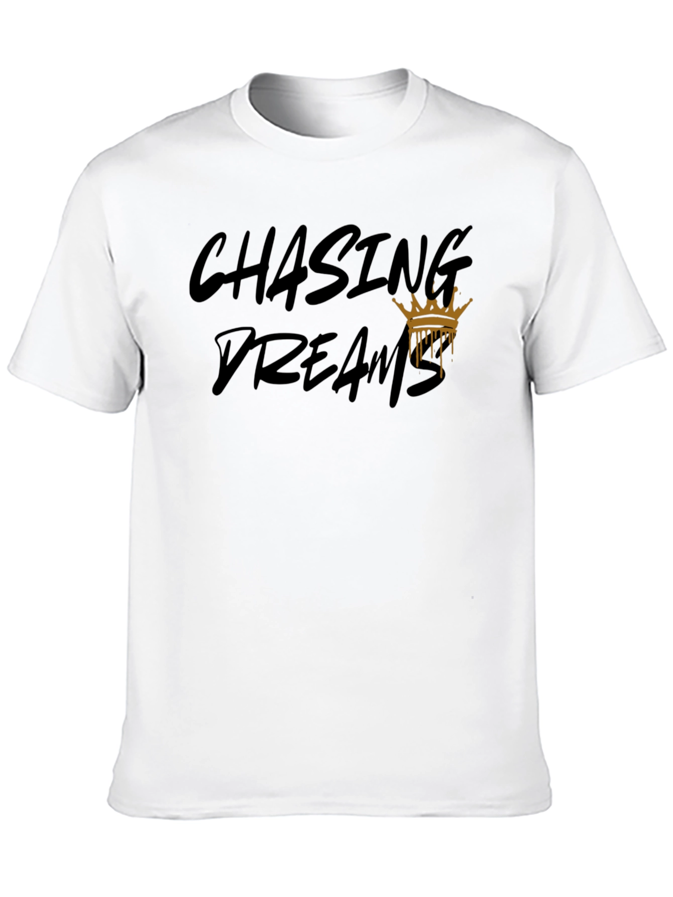 Black Chasing Dreams Graphic T-Shirt view 10