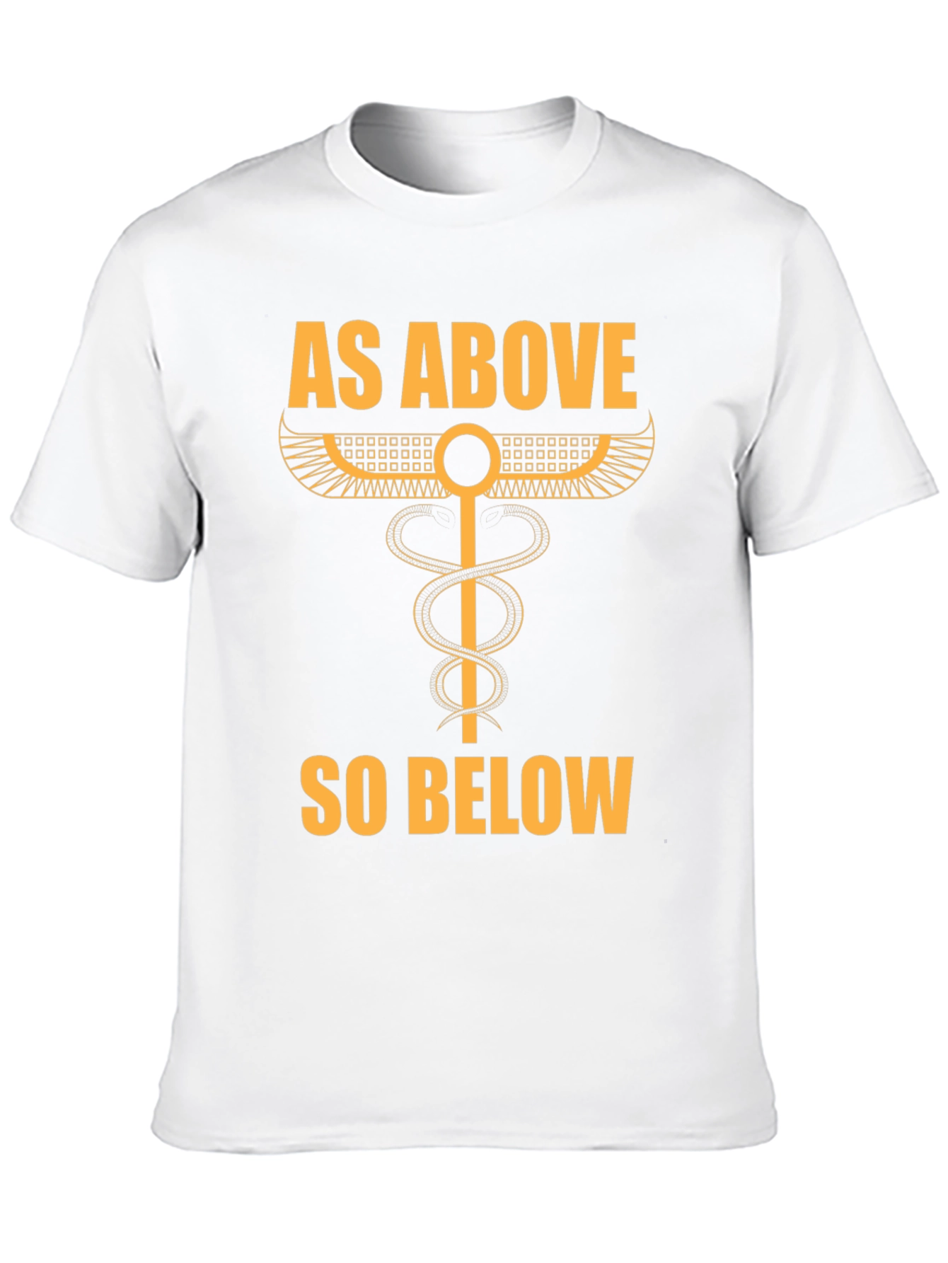 Black As Above So Below Occult T-Shirt view 10