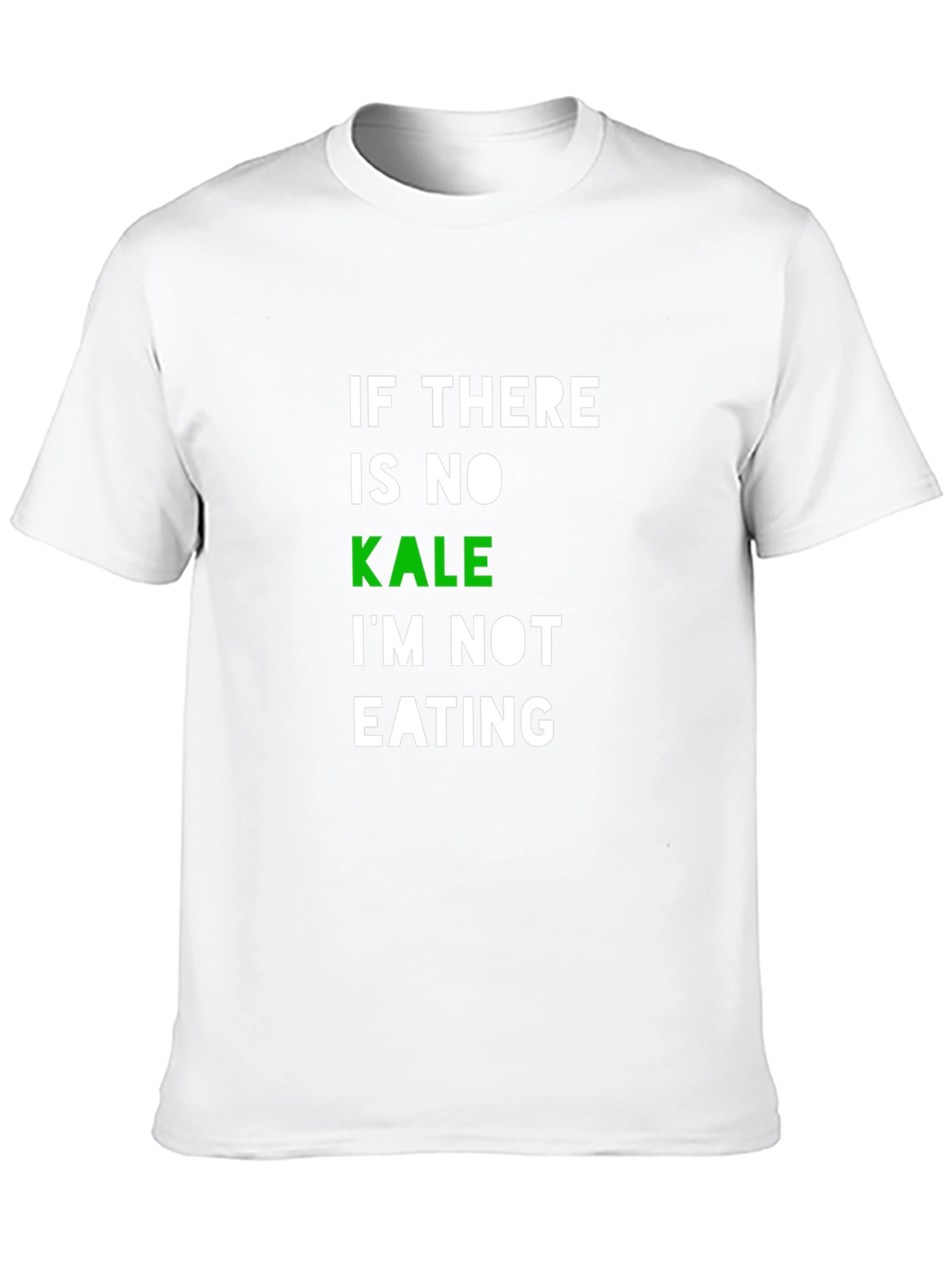 Black Kale Lover T-Shirt - Funny Vegan Tee view 10