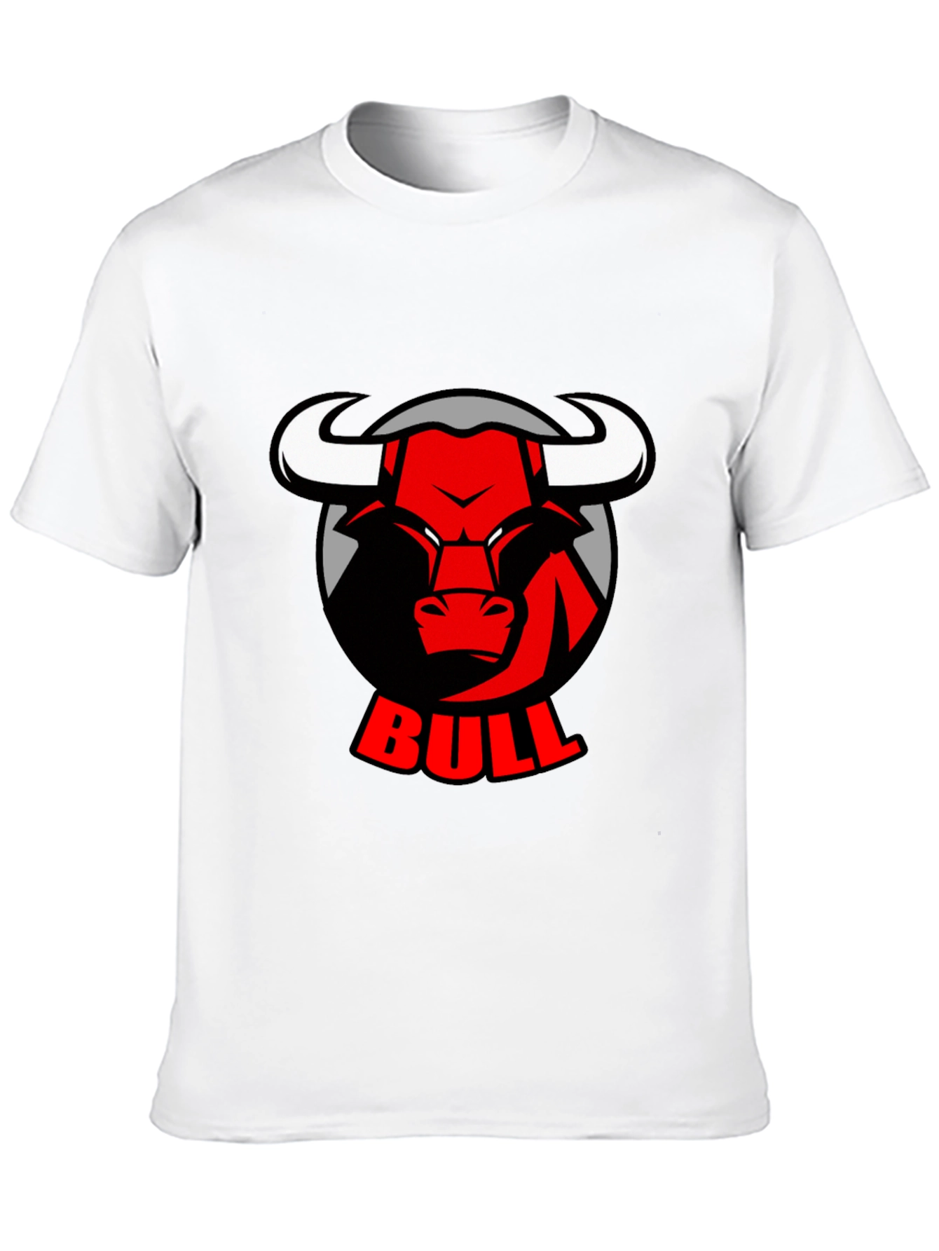 Black Bold Bull Graphic Tee - Black Cotton T-Shirt view 10