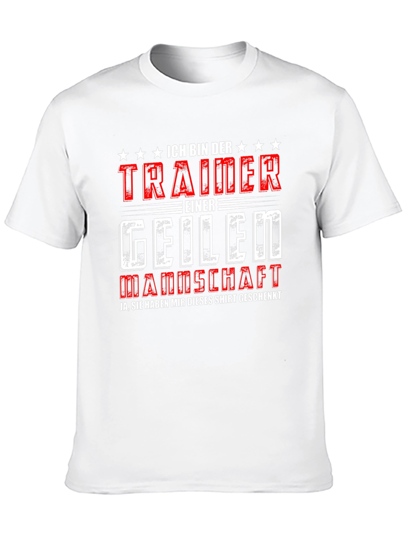 Black Funny German Trainer T-Shirt "I'm the Trainer" view 10
