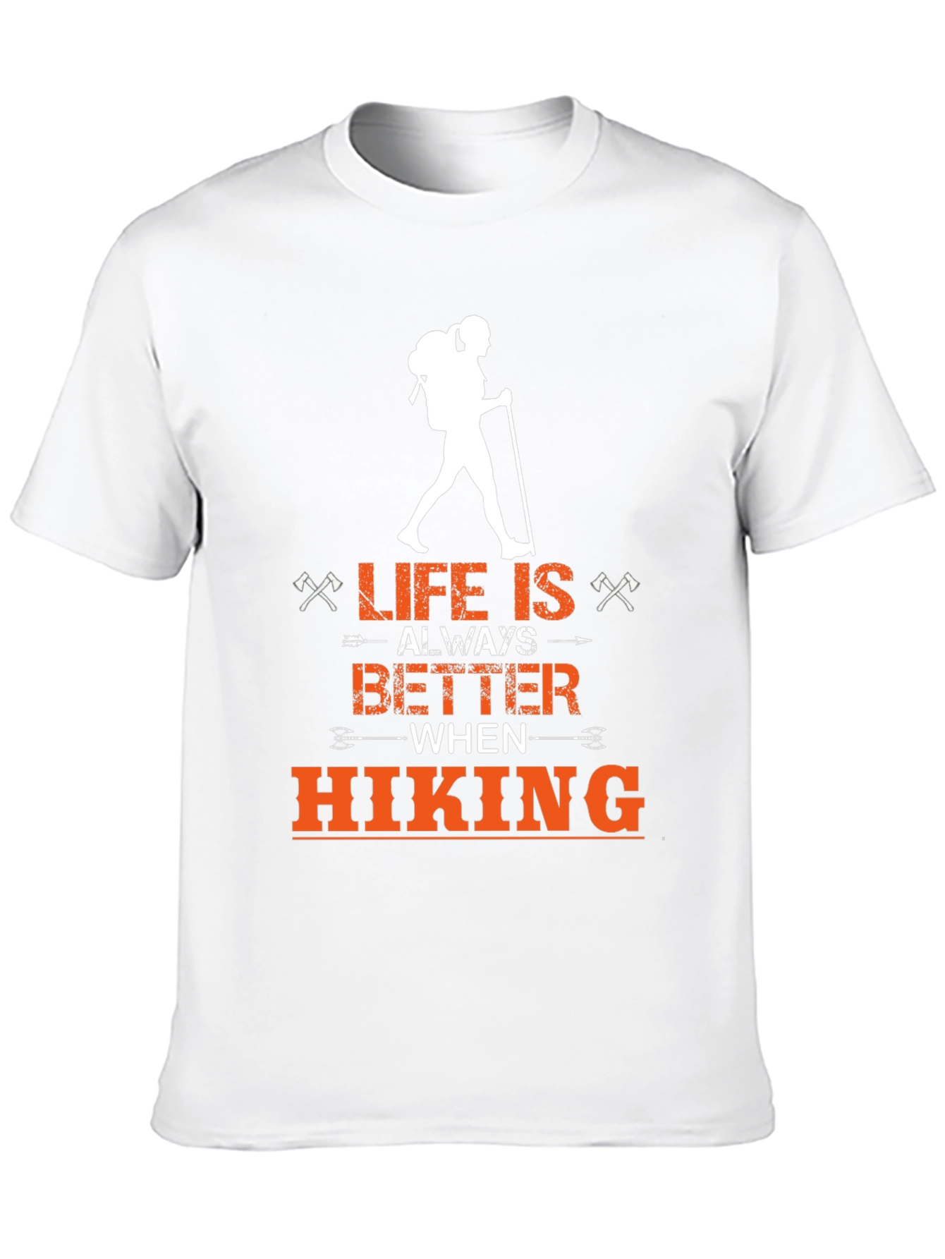 Black Life is Better Hiking Graphic Tee view 10