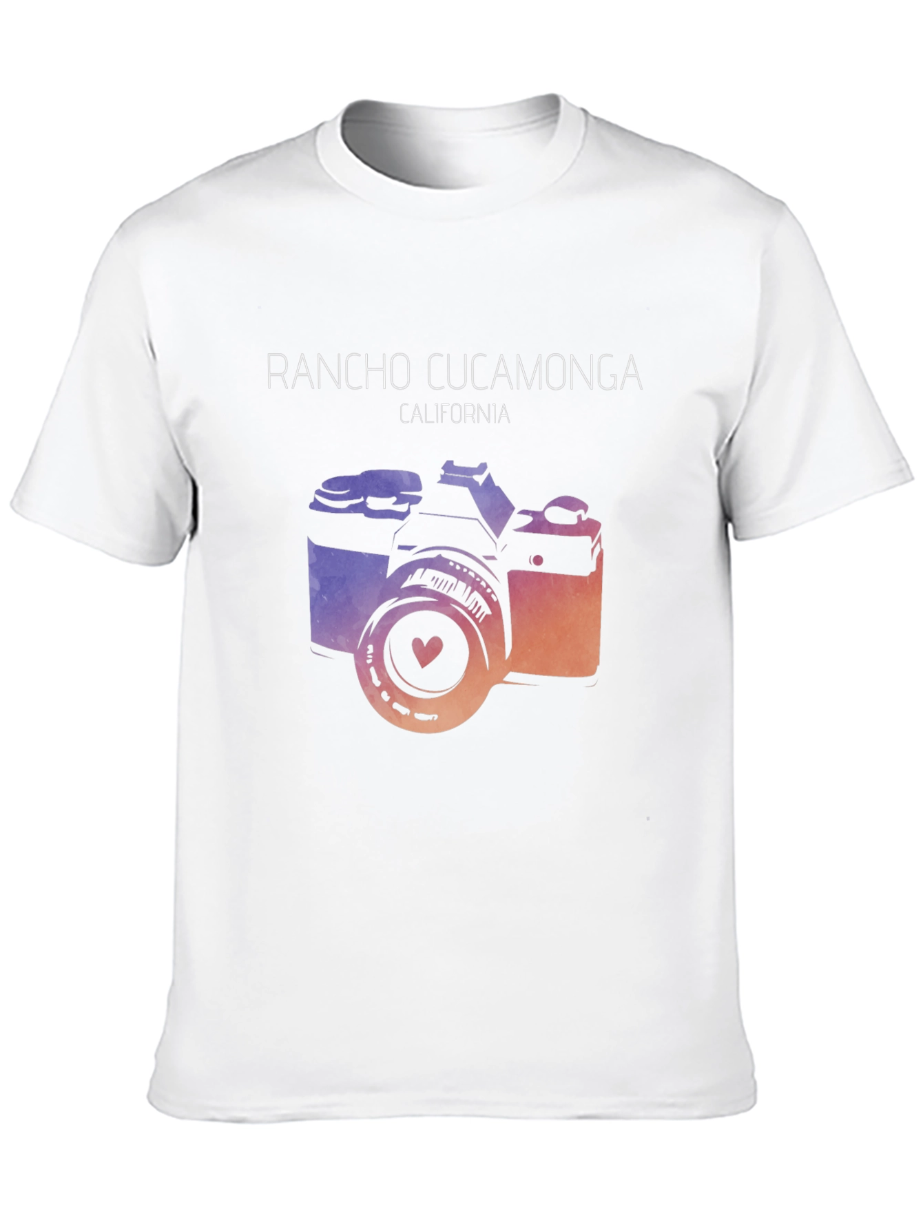 Black Rancho Cucamonga Camera Graphic Tee view 10