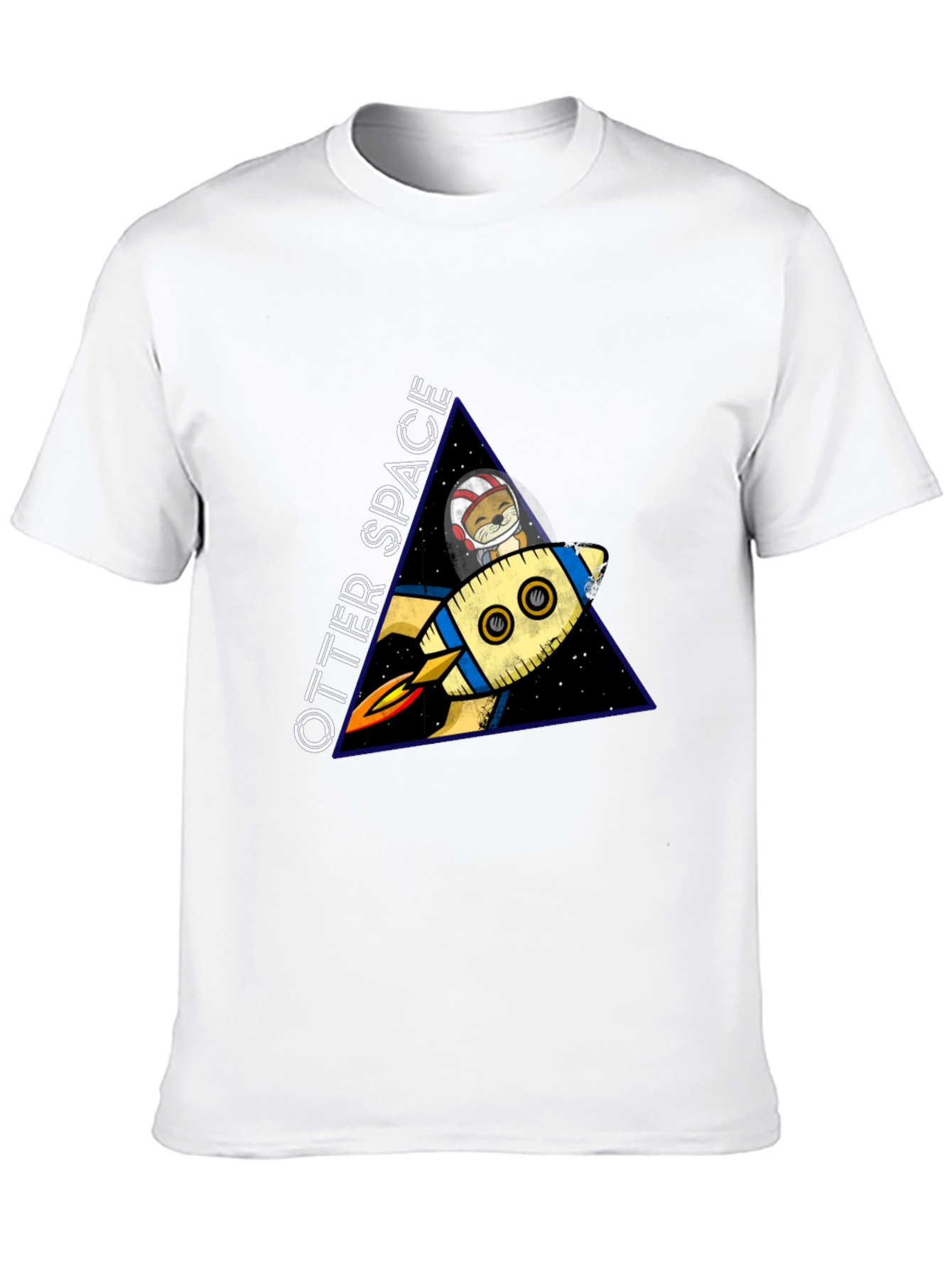 Black Otter Space T-Shirt view 10