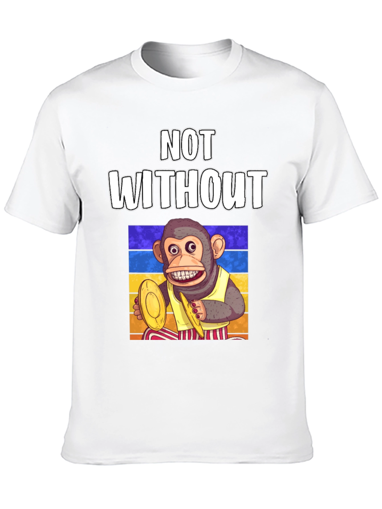 Black Monkey Cymbal T-Shirt - Not Without! view 10