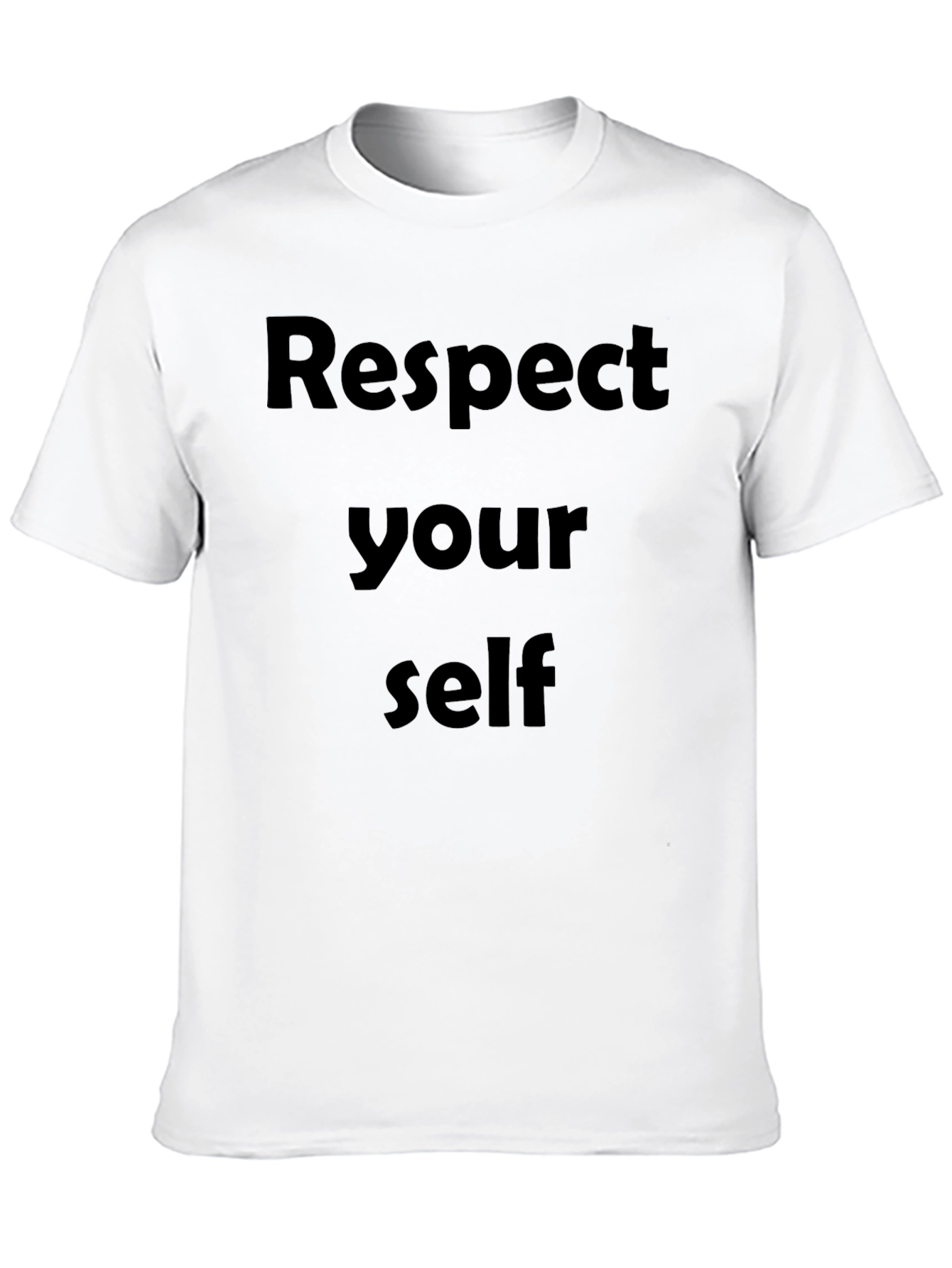 Black Respect Yourself Graphic T-Shirt - Soft Cotton Blend view 10