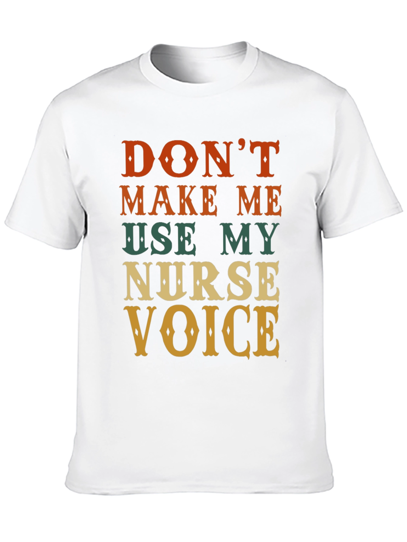 Black Nurse Voice T-Shirt - Funny Novelty Tee view 10