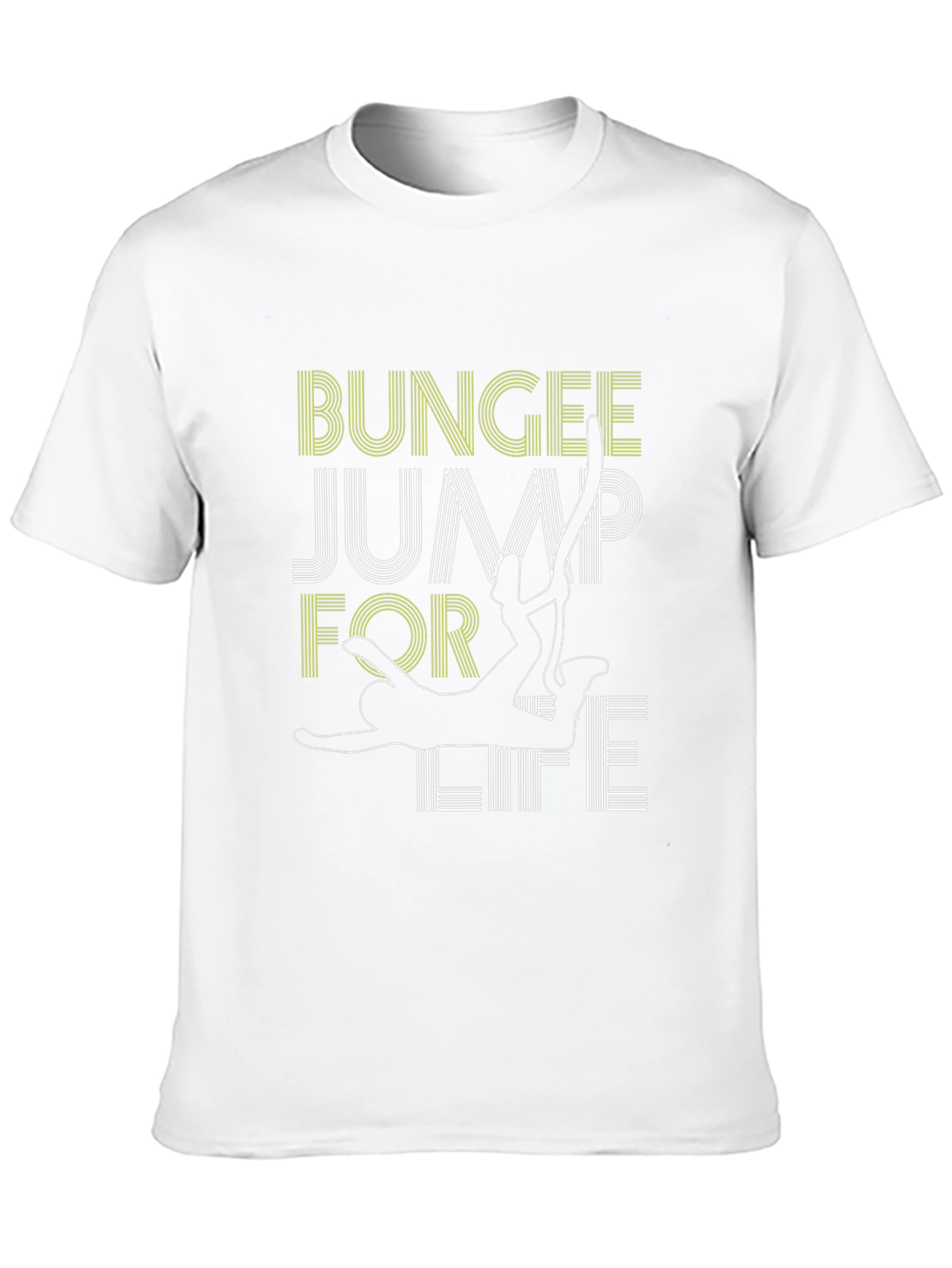 Bungee Jump For Life Graphic T-Shirt - 10