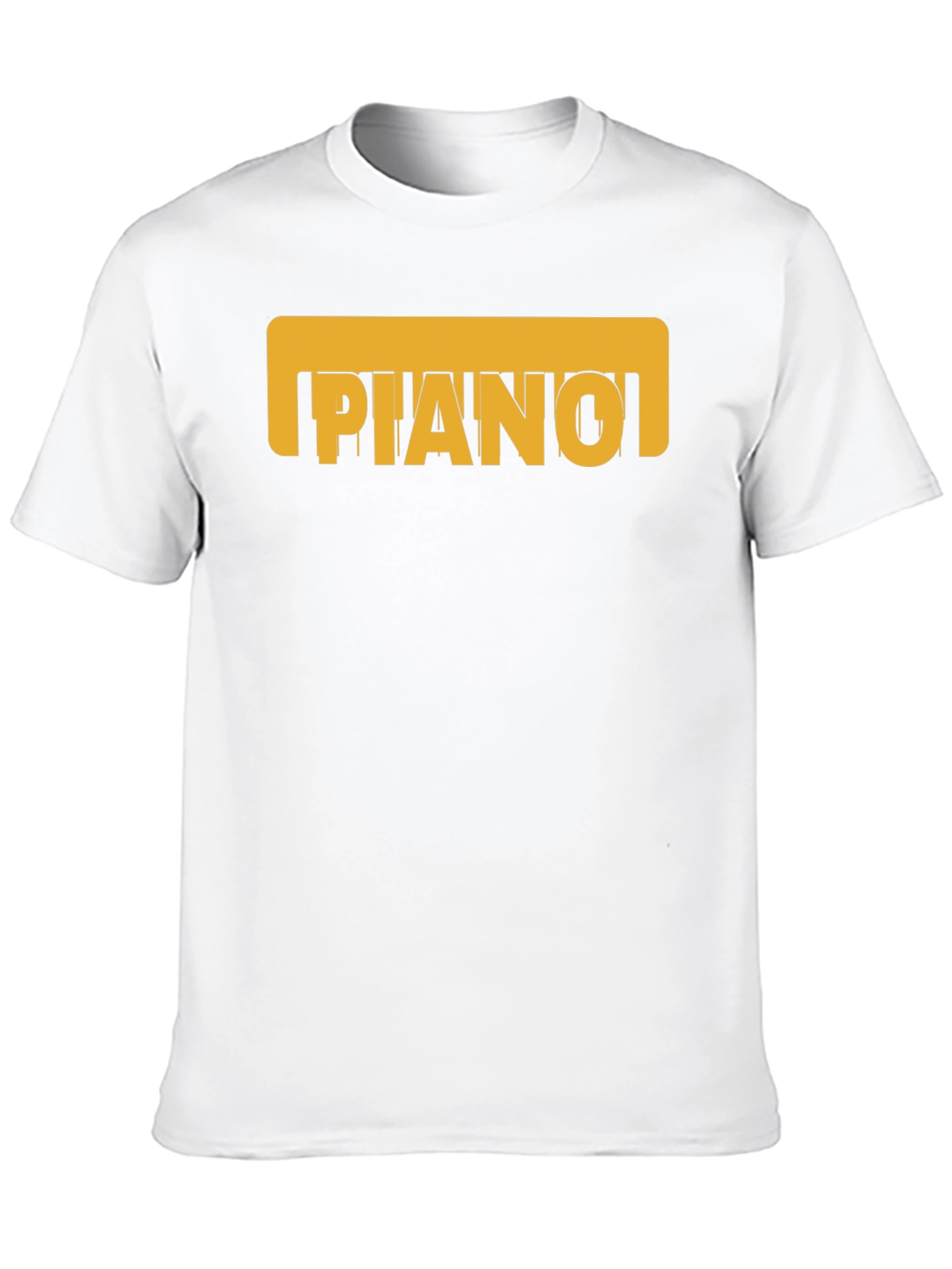 Black Piano Graphic Tee - Black Cotton Blend Comfort view 10