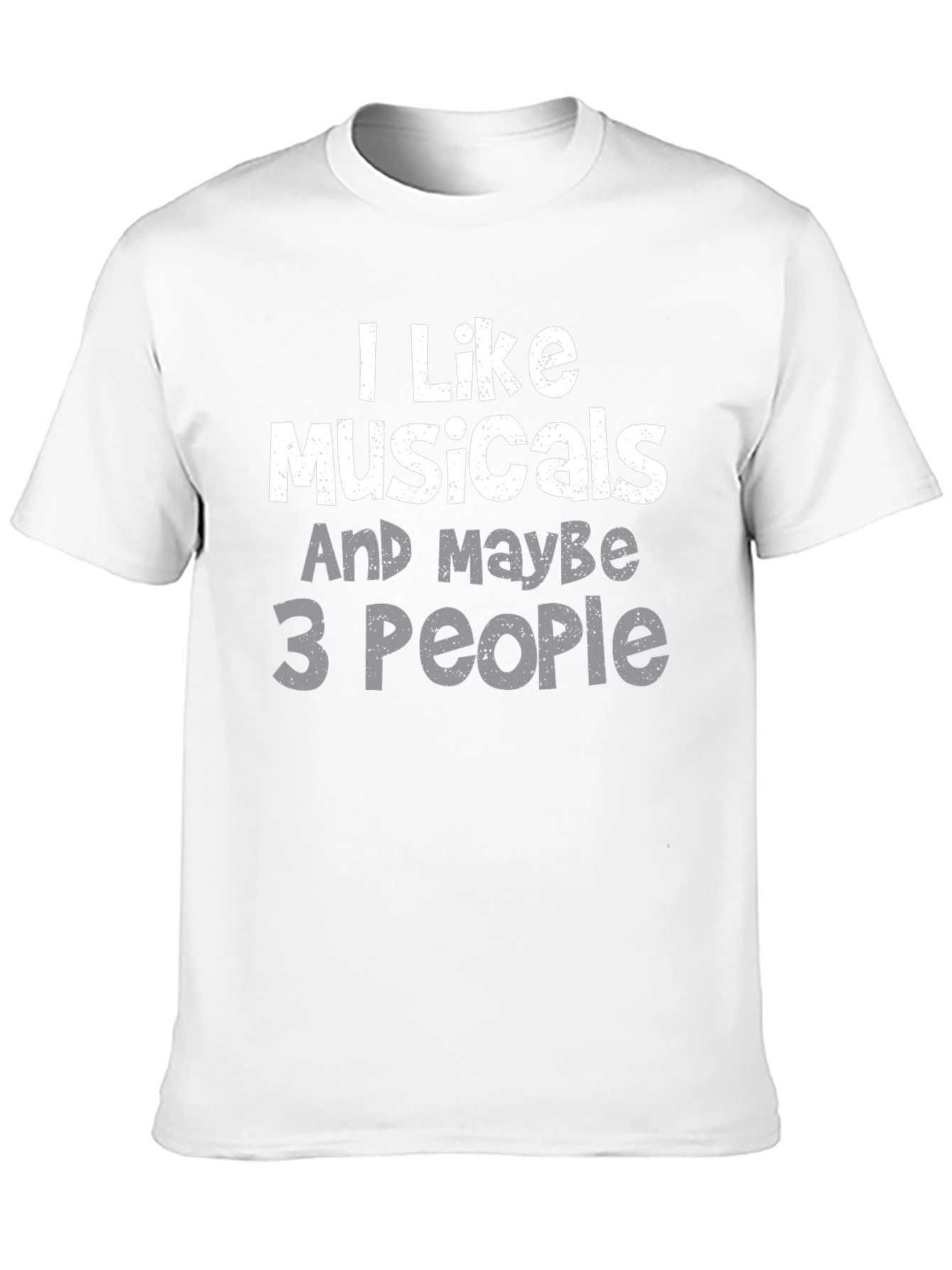 Black I Like Musicals T-Shirt Funny Introvert Tee view 10