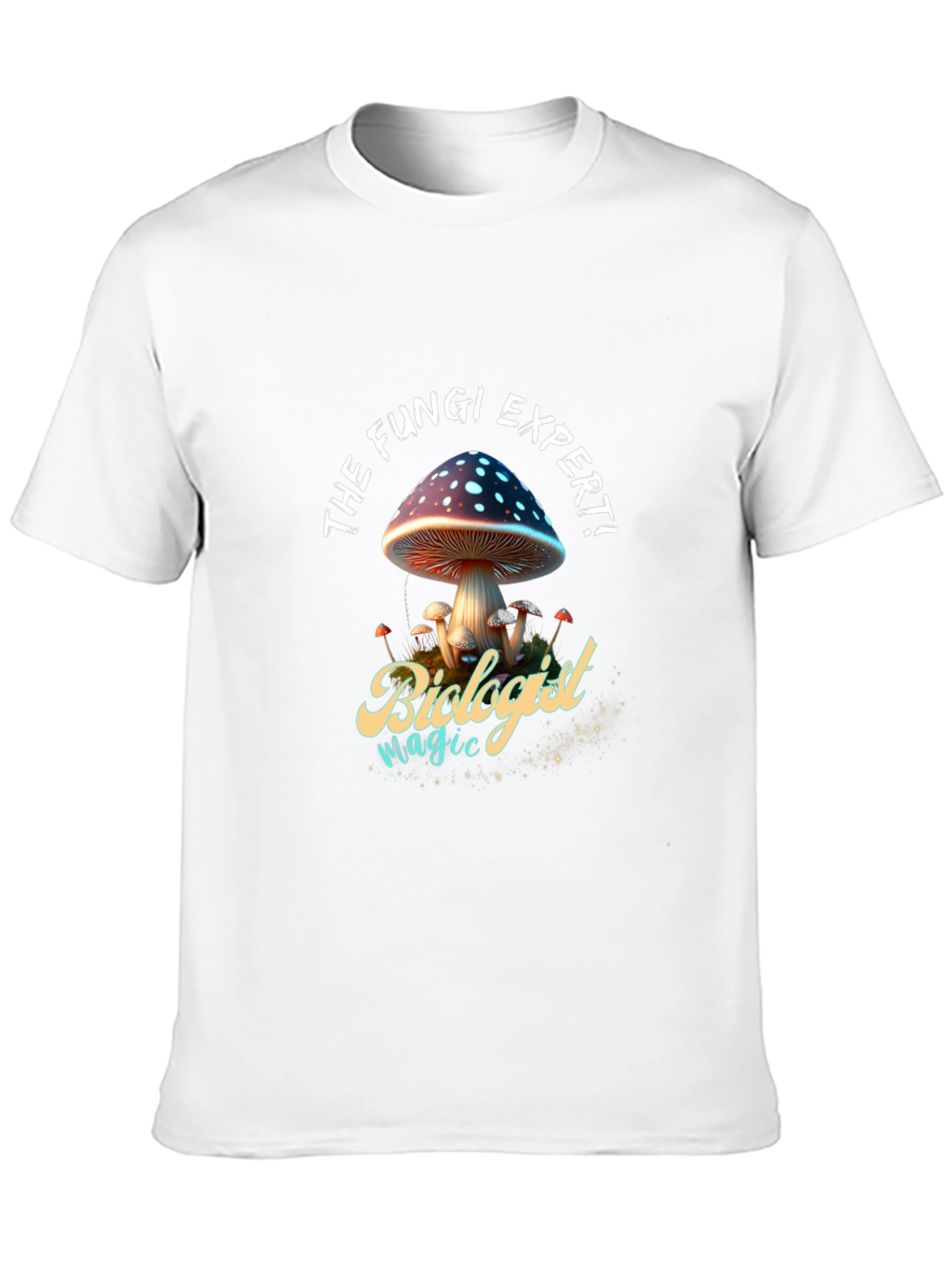 Black The Fungi Expert Biologist T-Shirt view 10