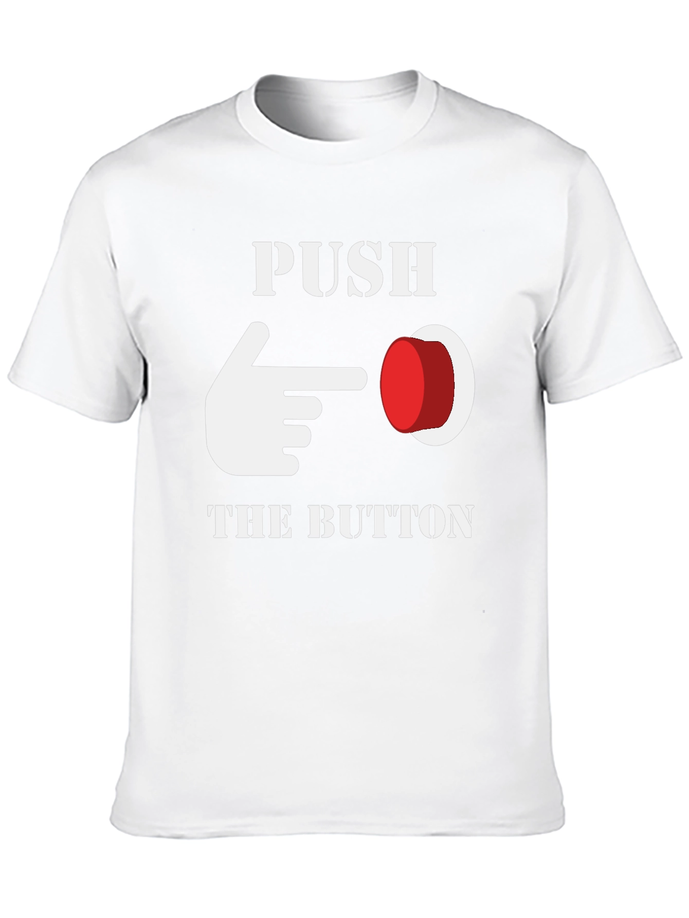 Black Push The Button Graphic Tee view 10