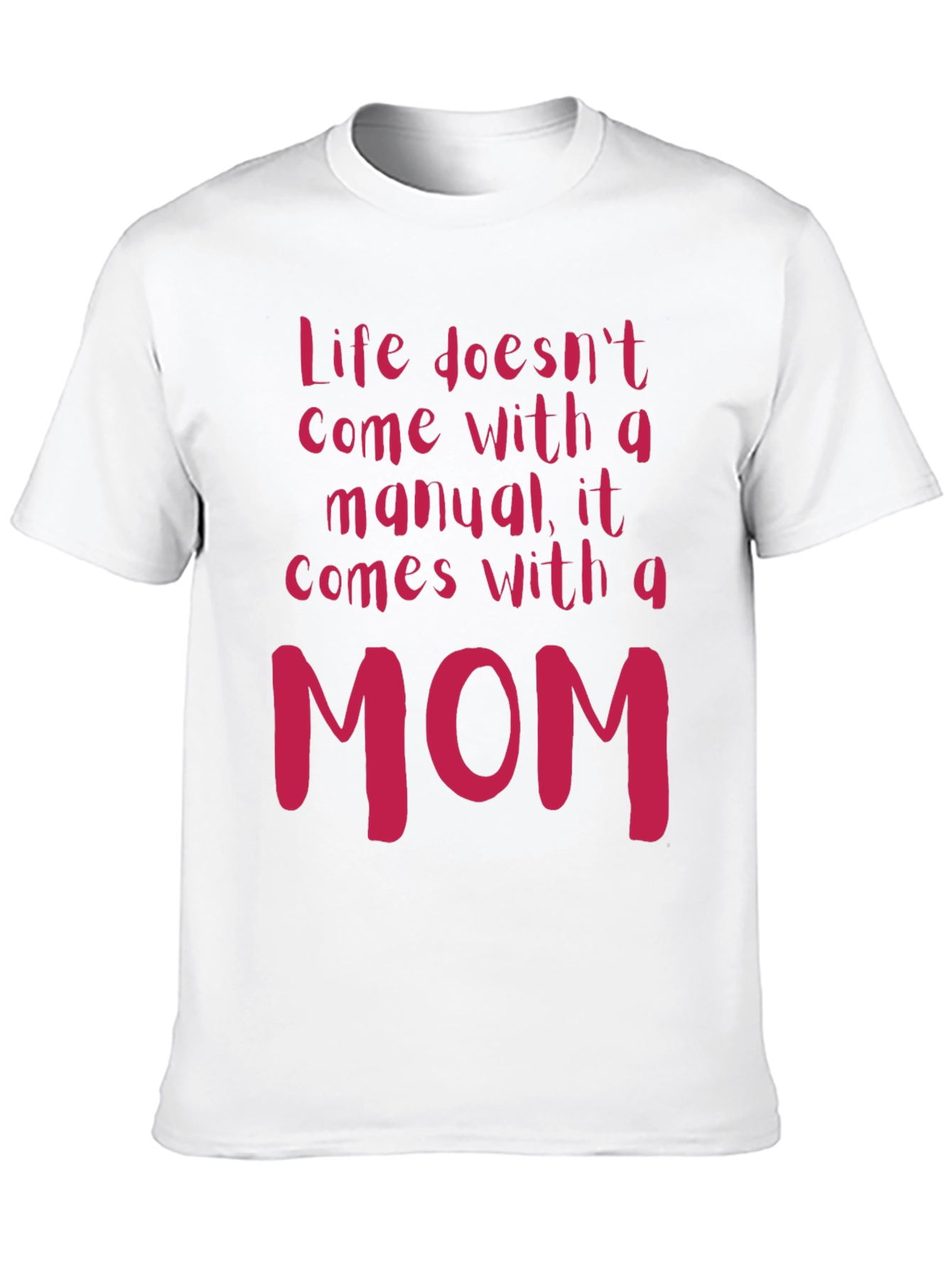 Black Life Comes with a Mom Graphic Tee - Unisex Black T-Shirt view 10