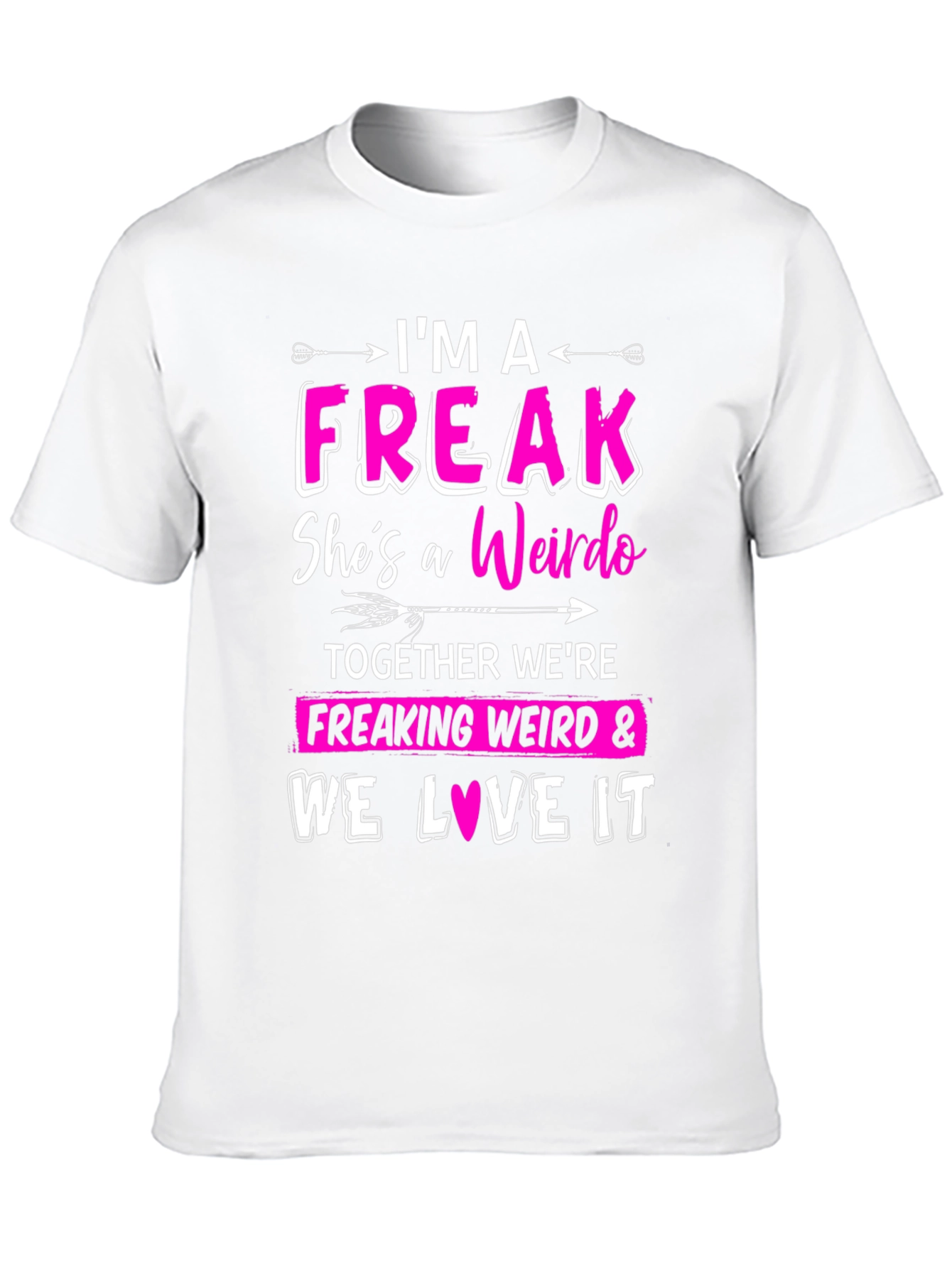 Black Freak & Weirdo Matching T-Shirt view 10